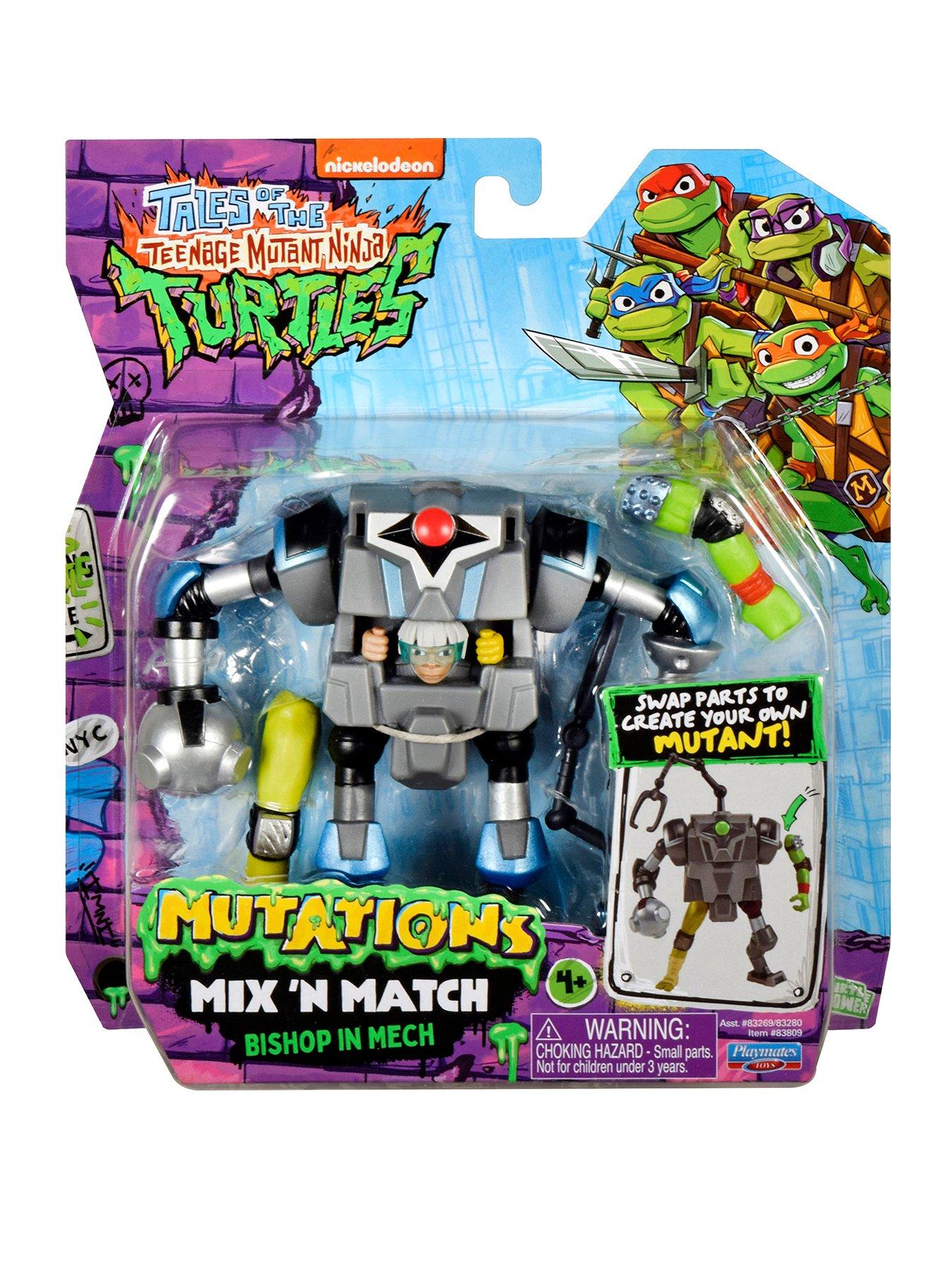 Teenage Mutant Ninja Turtles TMNT Mutations Mix and Match 4.5 Inch Bishop Action Figure Very