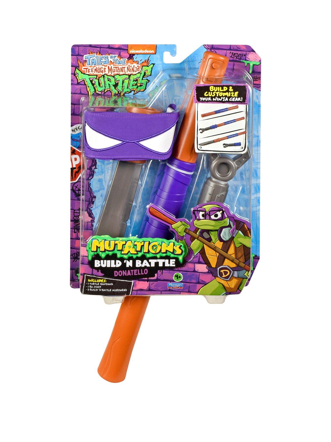 Teenage Mutant Ninja Turtles Tales of Teenage Mutant Ninja Turtles Build N Battle Donatello Bo Staff - Ninja Reveal Playset