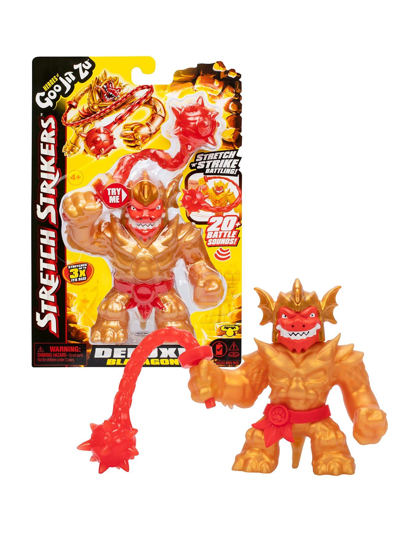 Heroes of Goo Jit Zu Stretch Strikers Deluxe Figure Pack - Gold Knight Blazagon