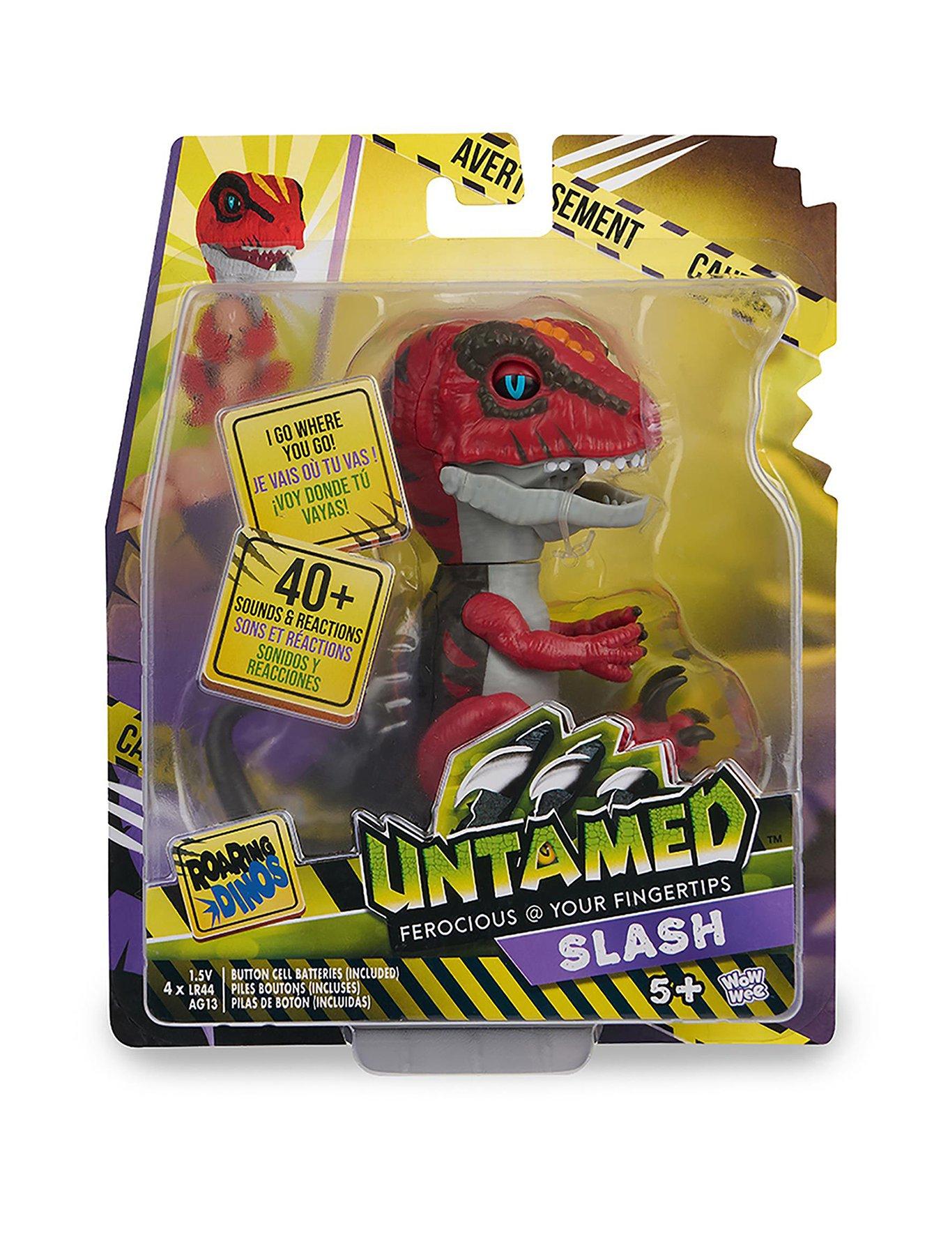 Untamed Roaring Dinos Interactive Raptor, Slash (Red)