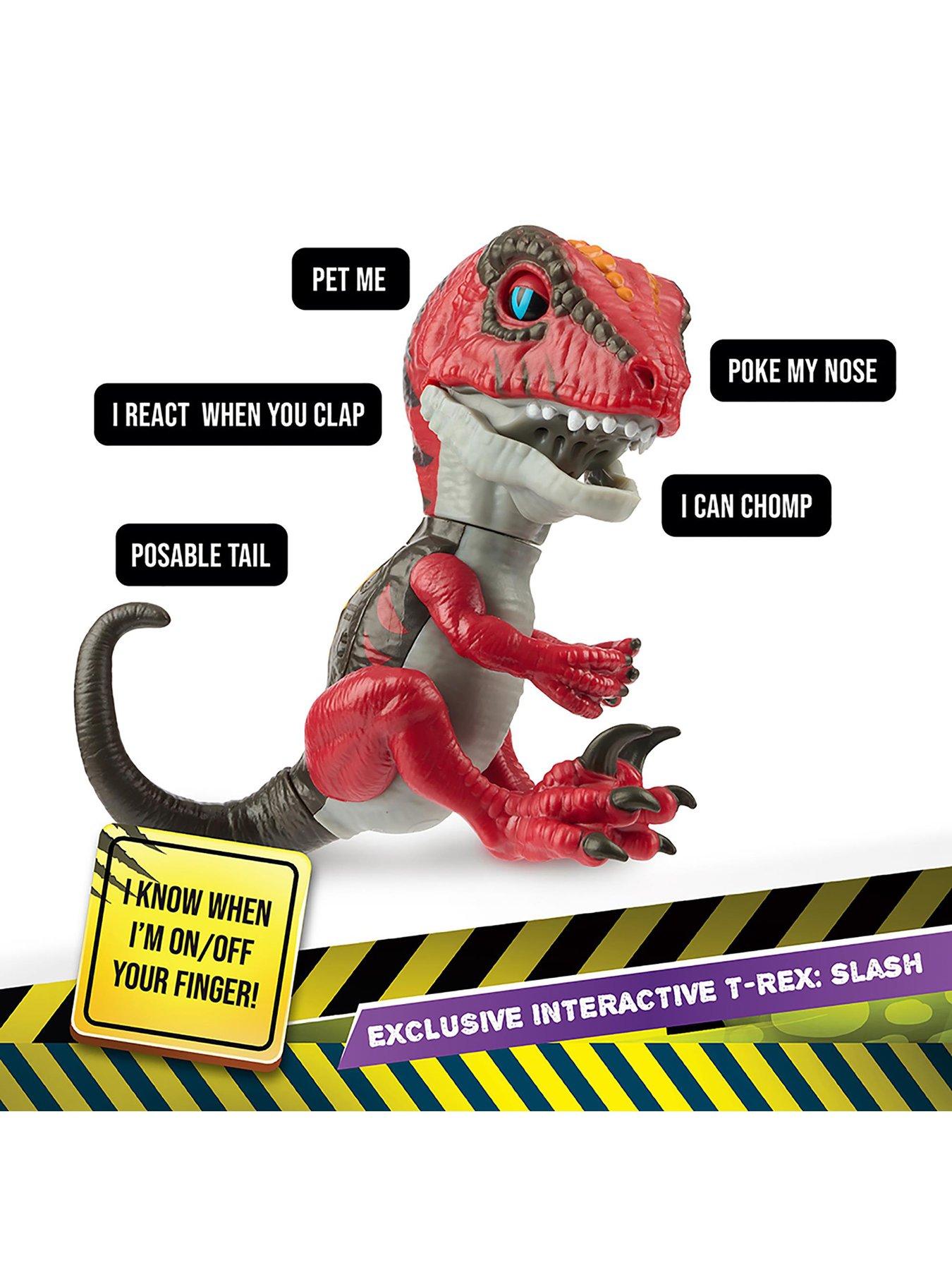 Untamed Roaring Dinos Interactive Raptor, Slash (Red) Very