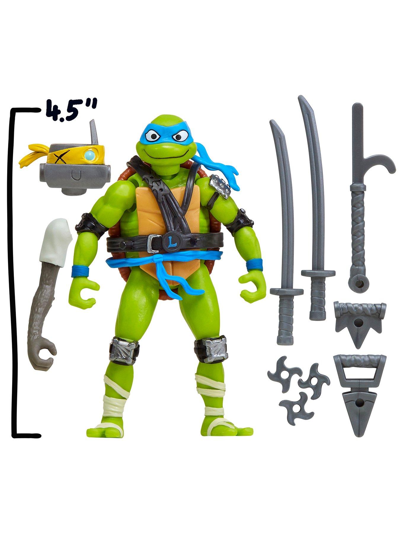 Image 4 of 8 of Teenage Mutant Ninja Turtles Tales of Teenage Mutant Ninja Turtles -&nbsp;Leonardo -&nbsp;Mutations Mix and Match 4.5-Inch Figure