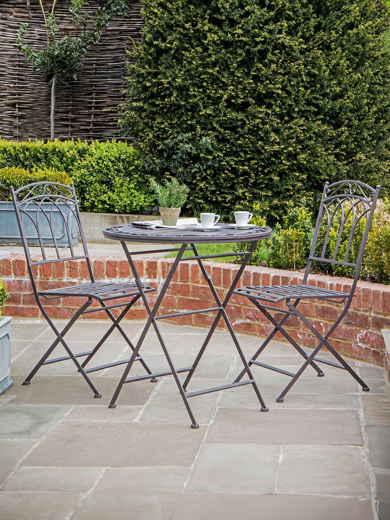 Gallery Direct Burano Outdoor Bistro Set Ember