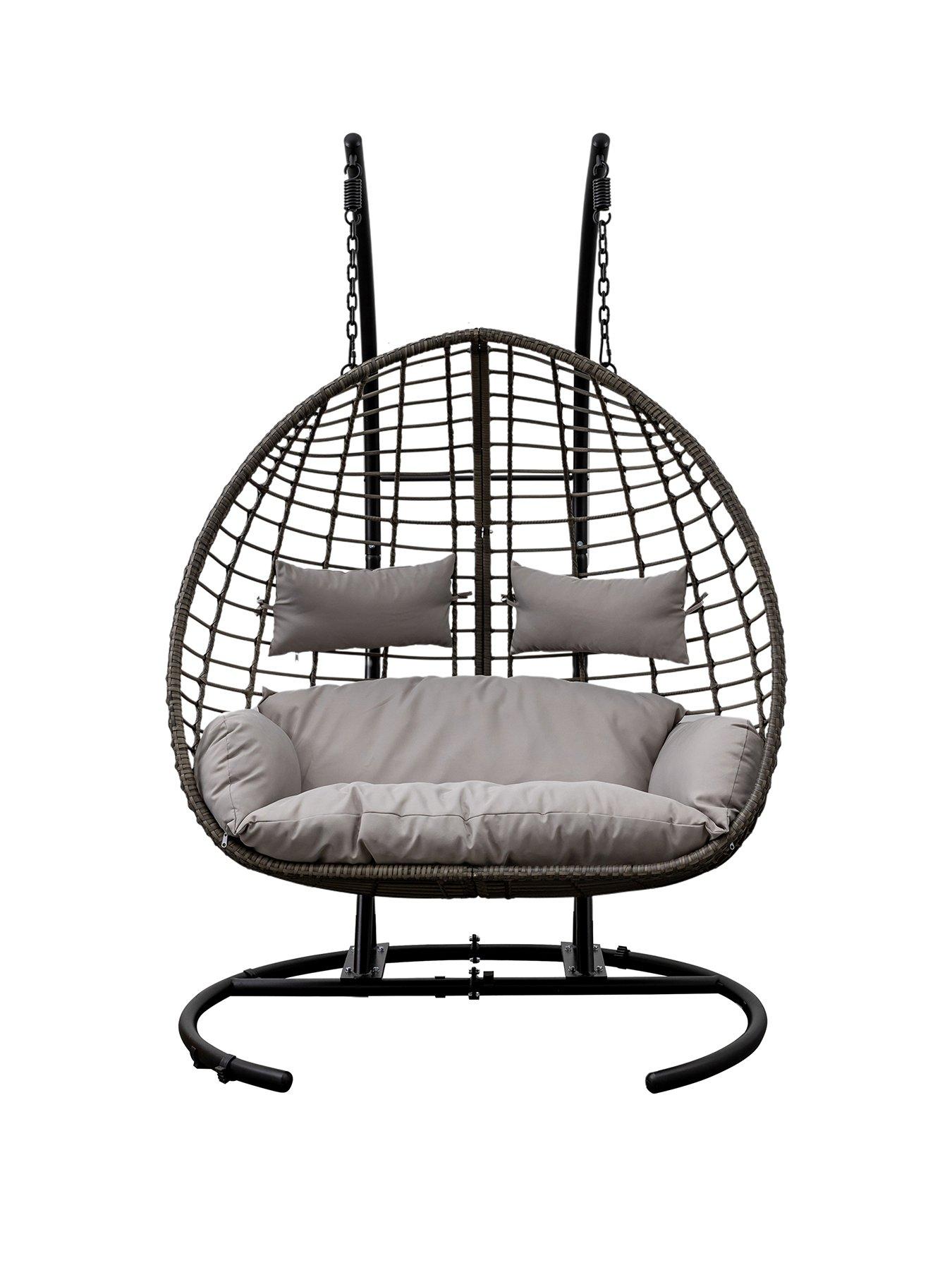 Image 2 of 7 of Gallery Direct Adanero Hanging 2 Seater Chair