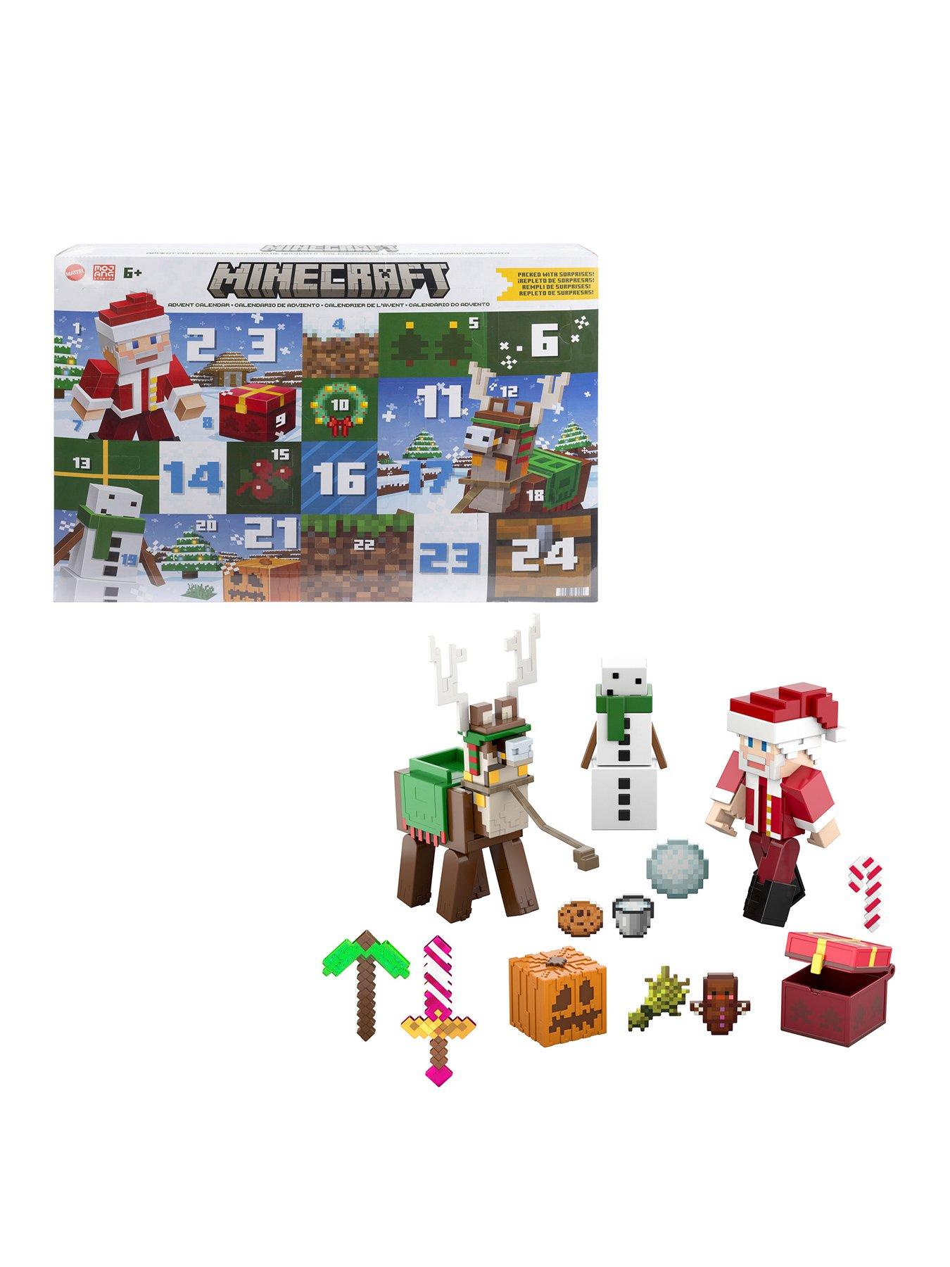 Image 1 of 7 of Minecraft Advent Calendar with Action Figures and Accessories
