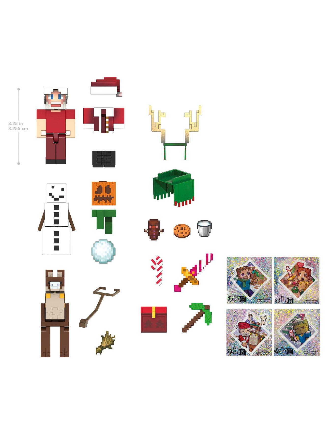 Image 2 of 7 of Minecraft Advent Calendar with Action Figures and Accessories