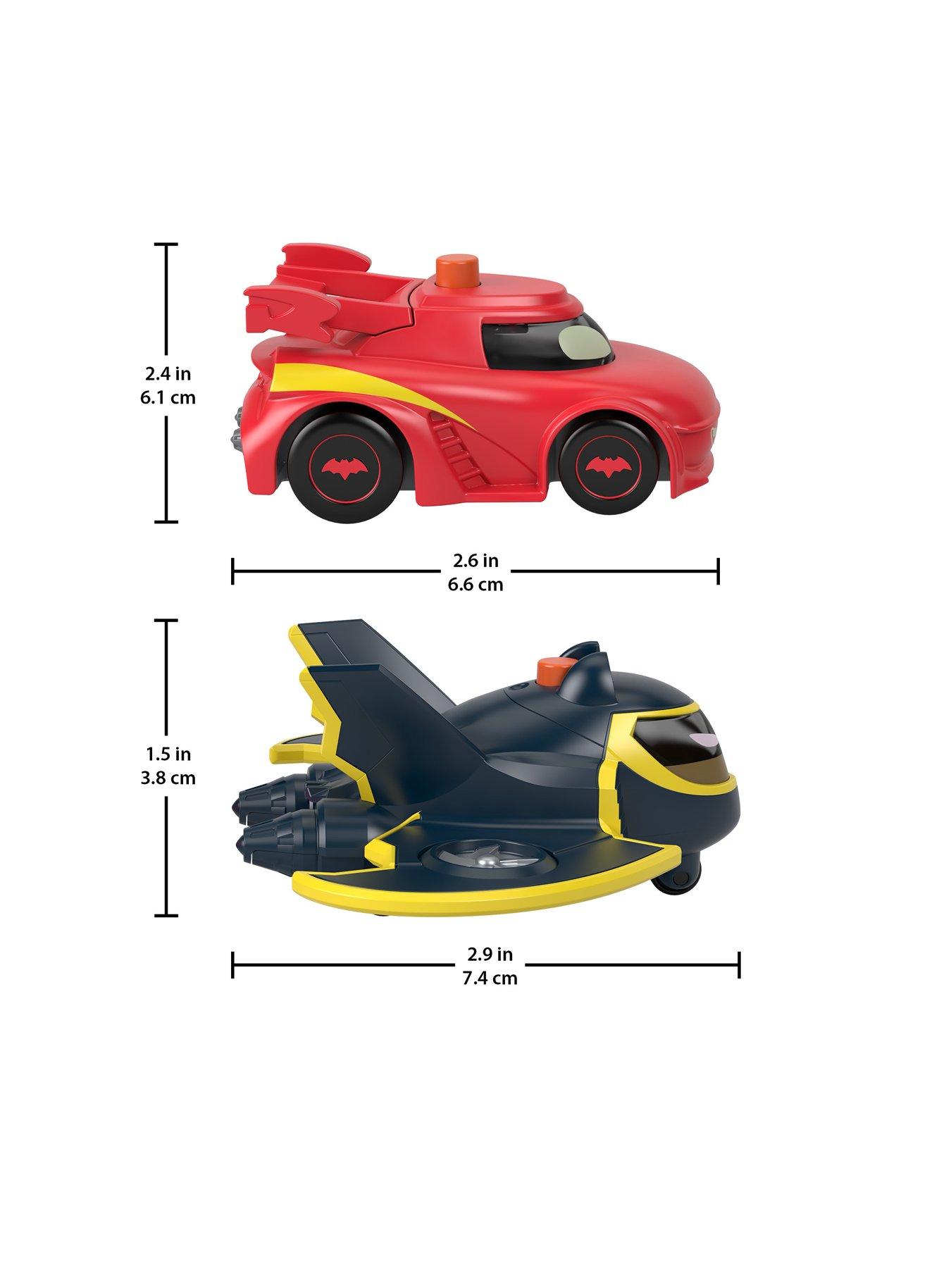 Batman Batwheels Light-Up Racers Toy Cars 2-Pack: Redbird & Batwing | Very