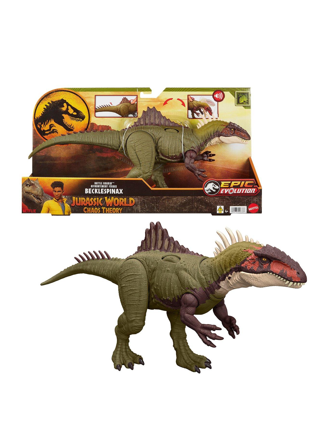 JURASSIC WORLD Battle Roarin Becklespinax Dinosaur Figure Very