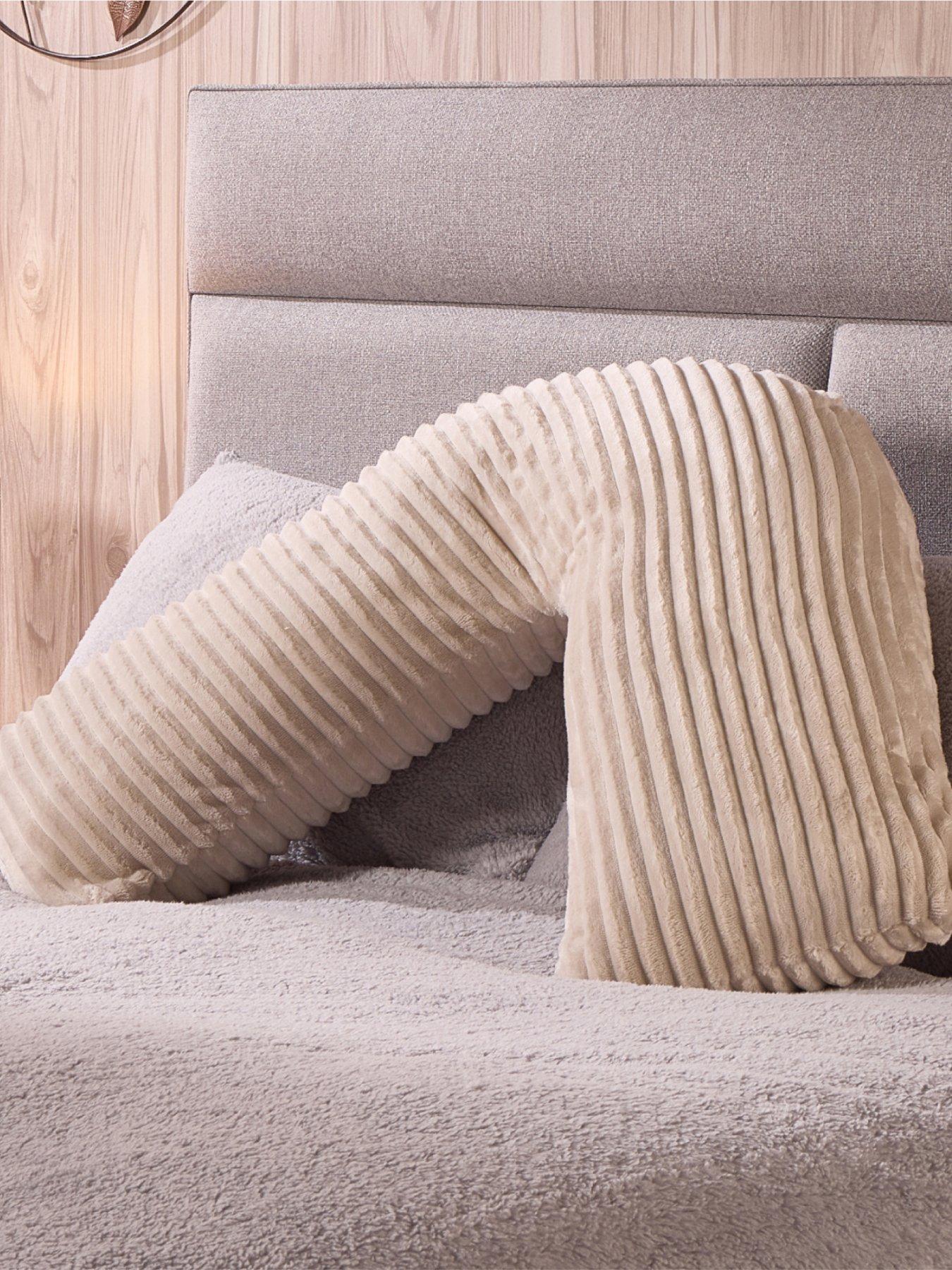 The Very Collection Jumbo Cord V-Shaped Pillow