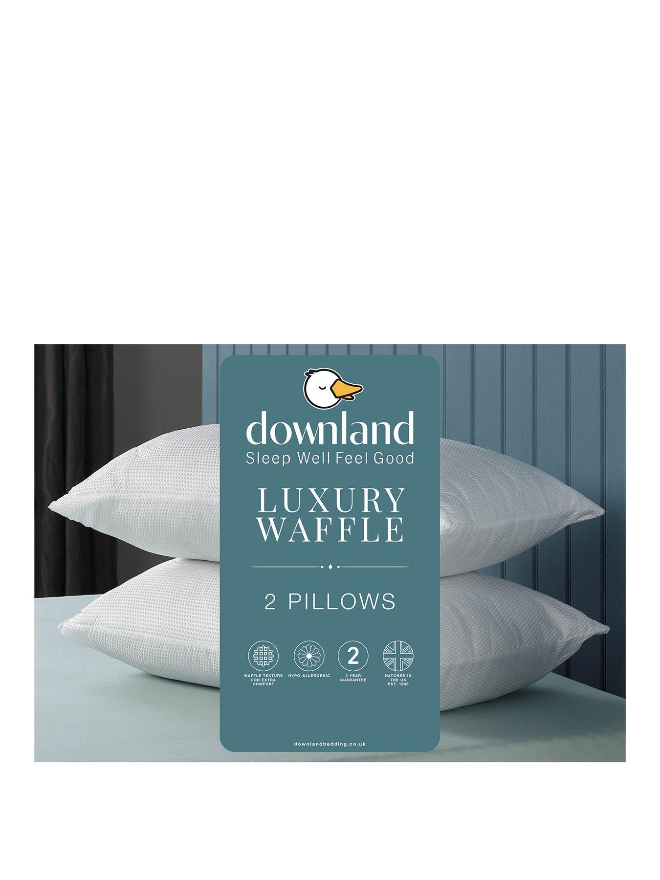 Image 2 of 3 of The Very Collection Soft Touch Waffle Pillow Pair- White