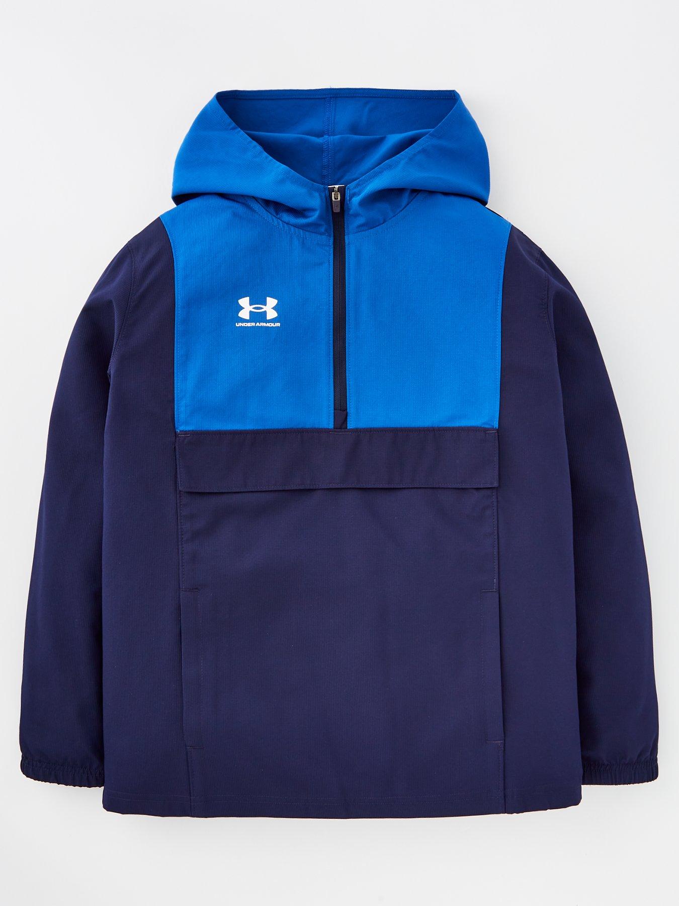 UNDER ARMOUR Boys Football Challenger Anorak Navy Very