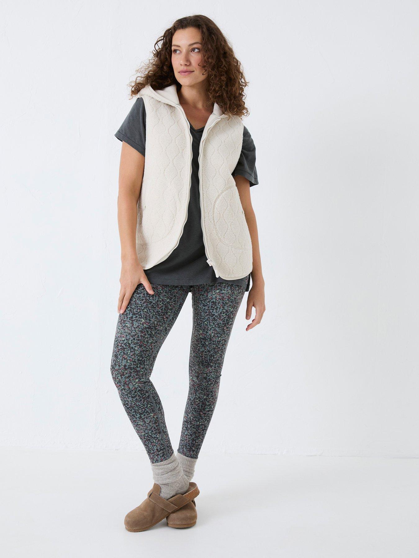 undefined Estelle Fleece Gilet - Beige