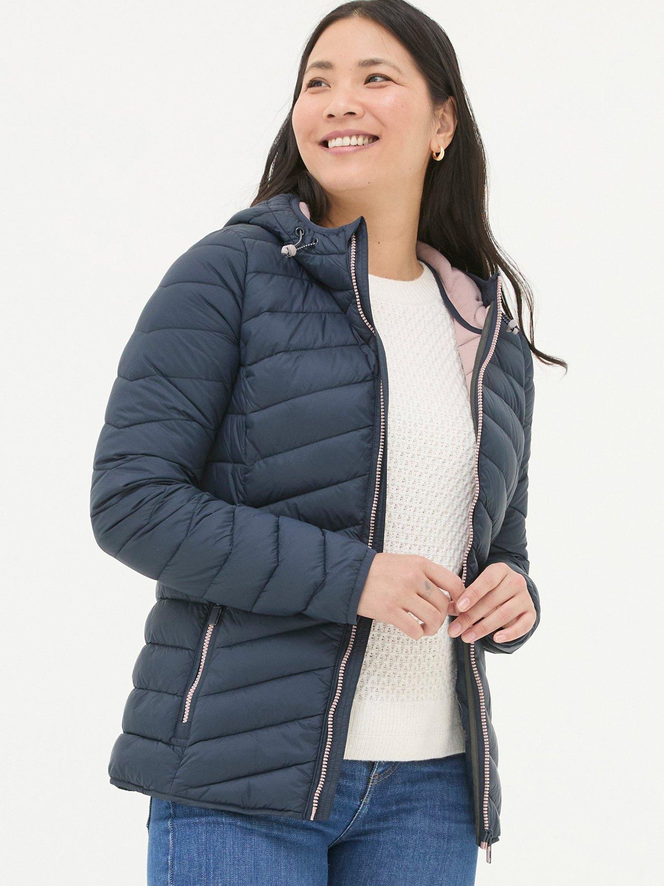 undefined Ruby Lightweight Padded Jacket - Navy