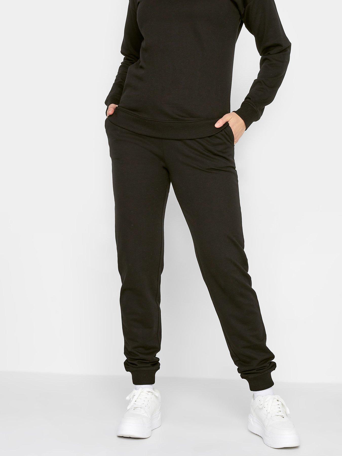 undefined Tall Cuffed Joggers - Black