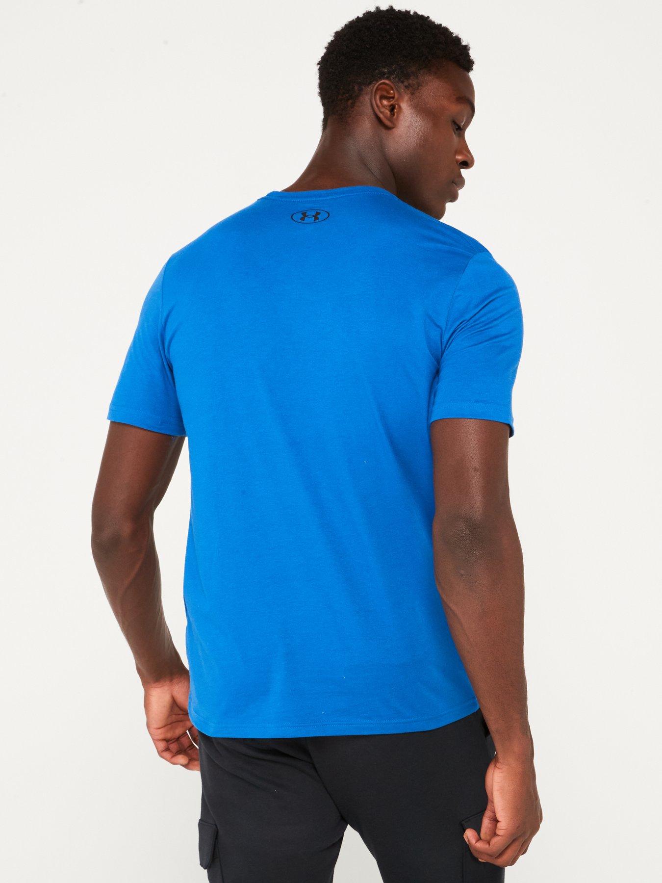 Image 2 of 5 of UNDER ARMOUR Men's Training Sportstyle Left Chest Logo T-Shirt - Blue