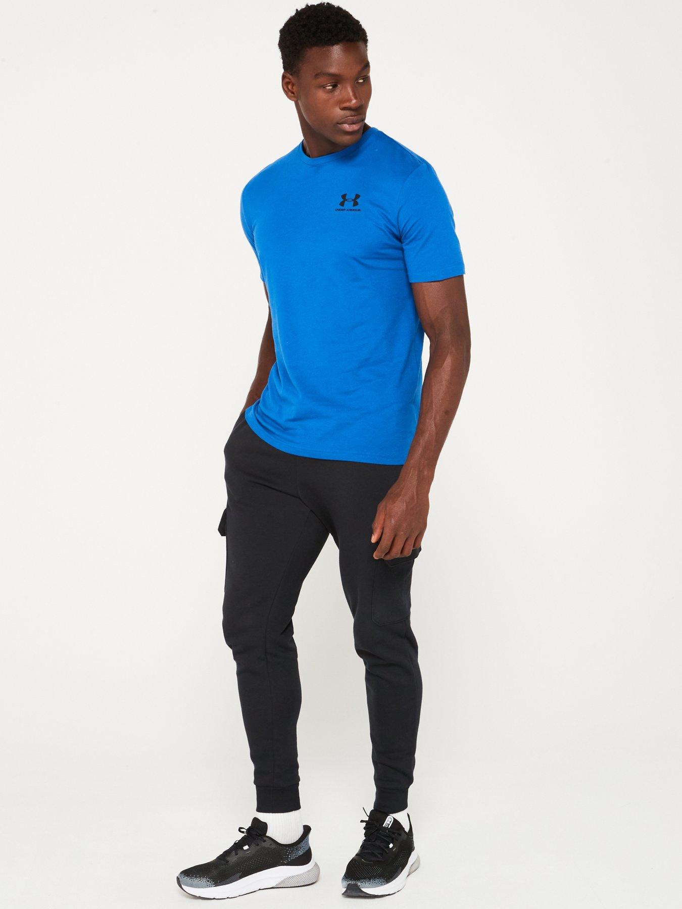 Image 3 of 5 of UNDER ARMOUR Men's Training Sportstyle Left Chest Logo T-Shirt - Blue