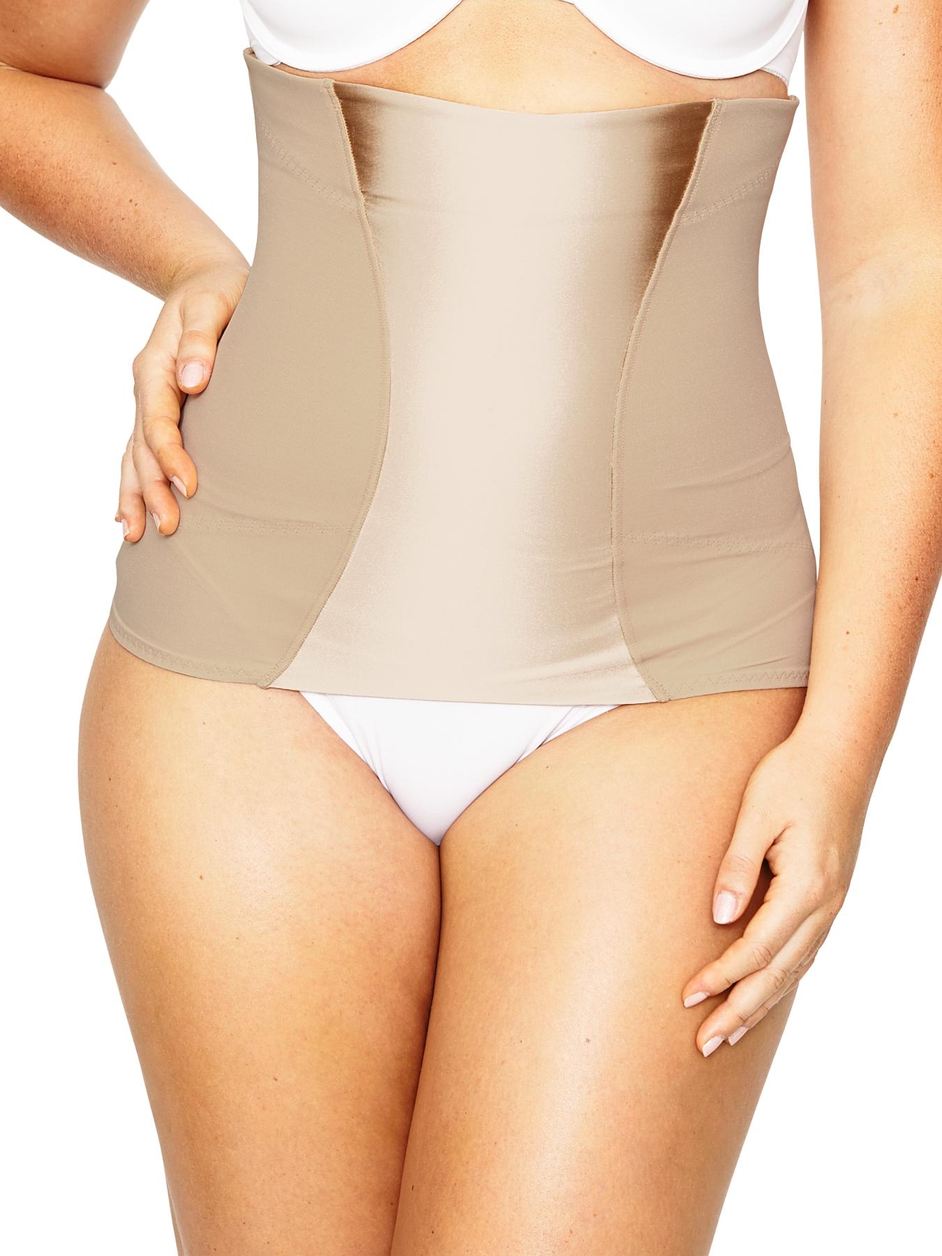 Image 1 of 2 of Maidenform Easy Up Waist Cincher - Beige/Black