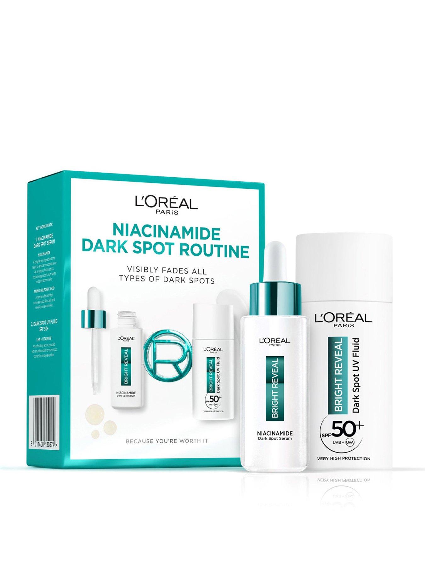 Image 1 of 7 of L'Oreal Paris Bright Reveal Niacinamide Dark Spot Routine