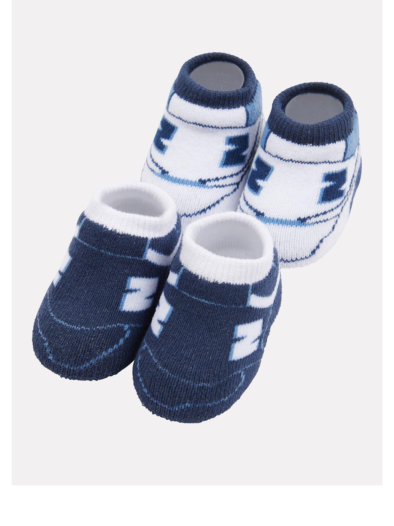 undefined Infants Classics 2 Pack Bootie Set - Navy