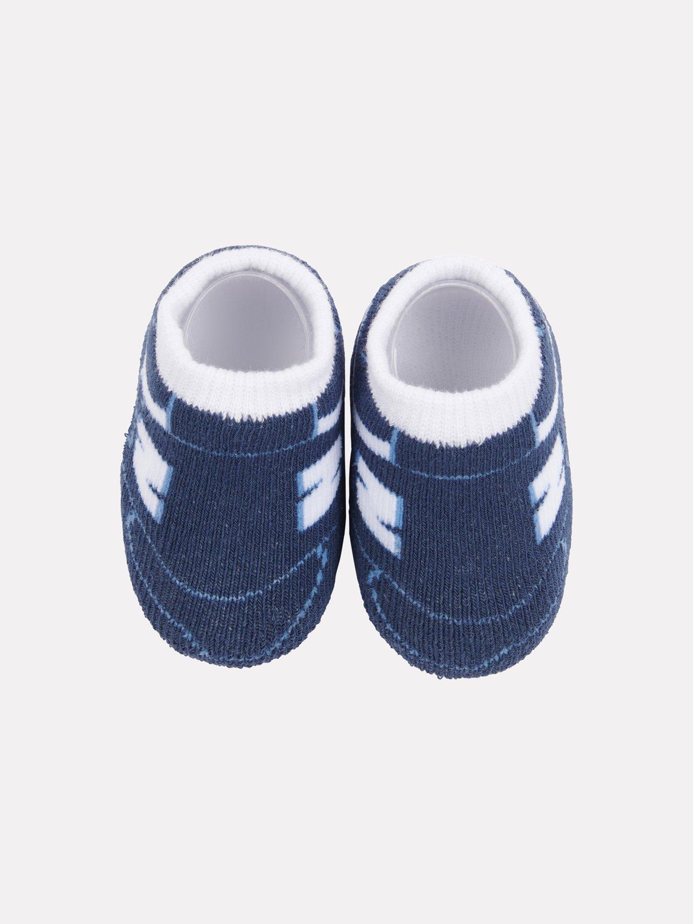 Image 2 of 4 of New Balance Infants Classics 2 Pack Bootie Set - Navy
