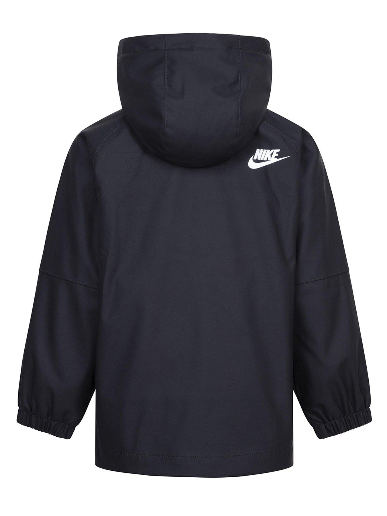 Nike Younger Unisex Rain Jacket Black Very