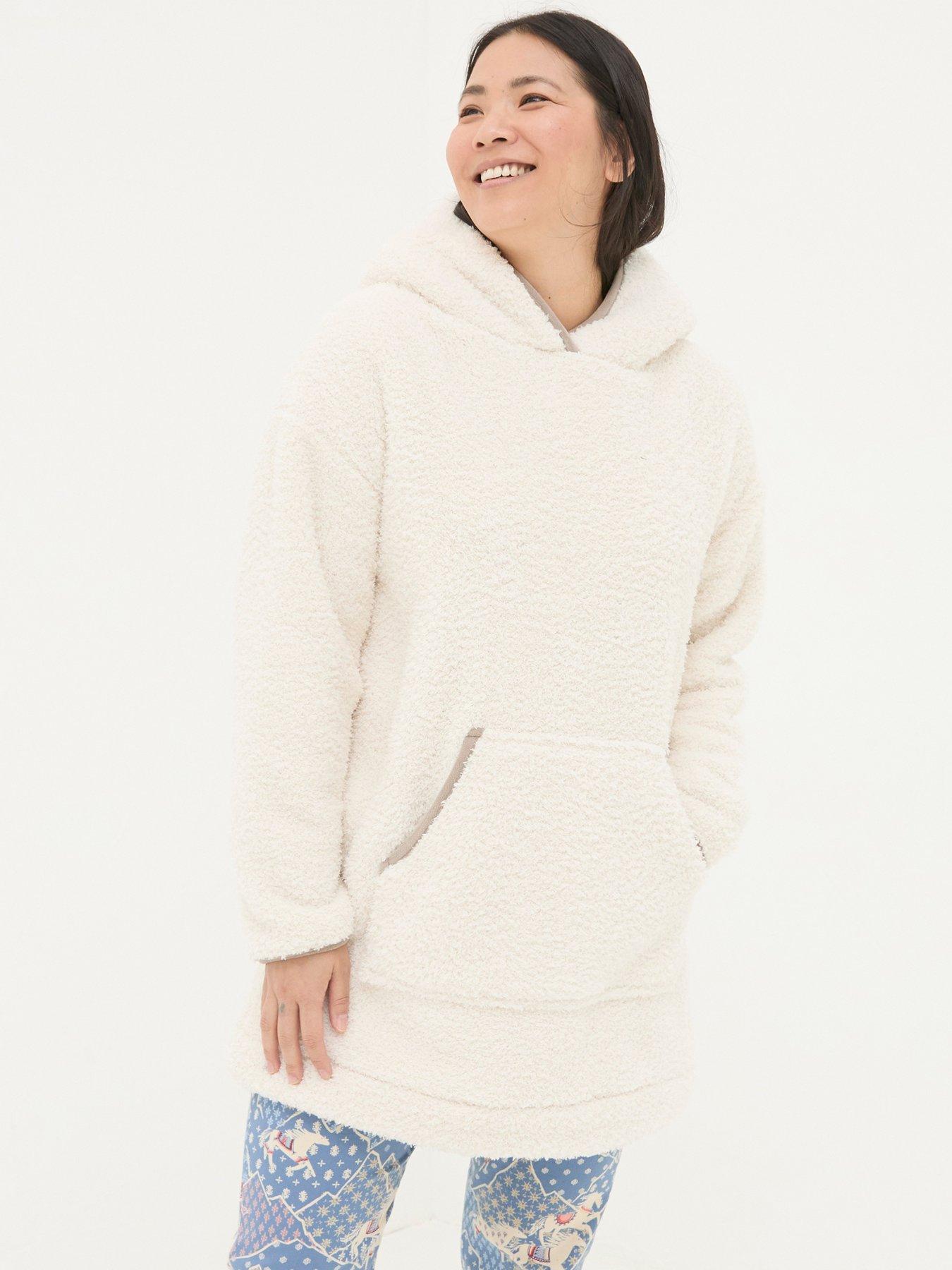 undefined Borg Snuggle Top - White