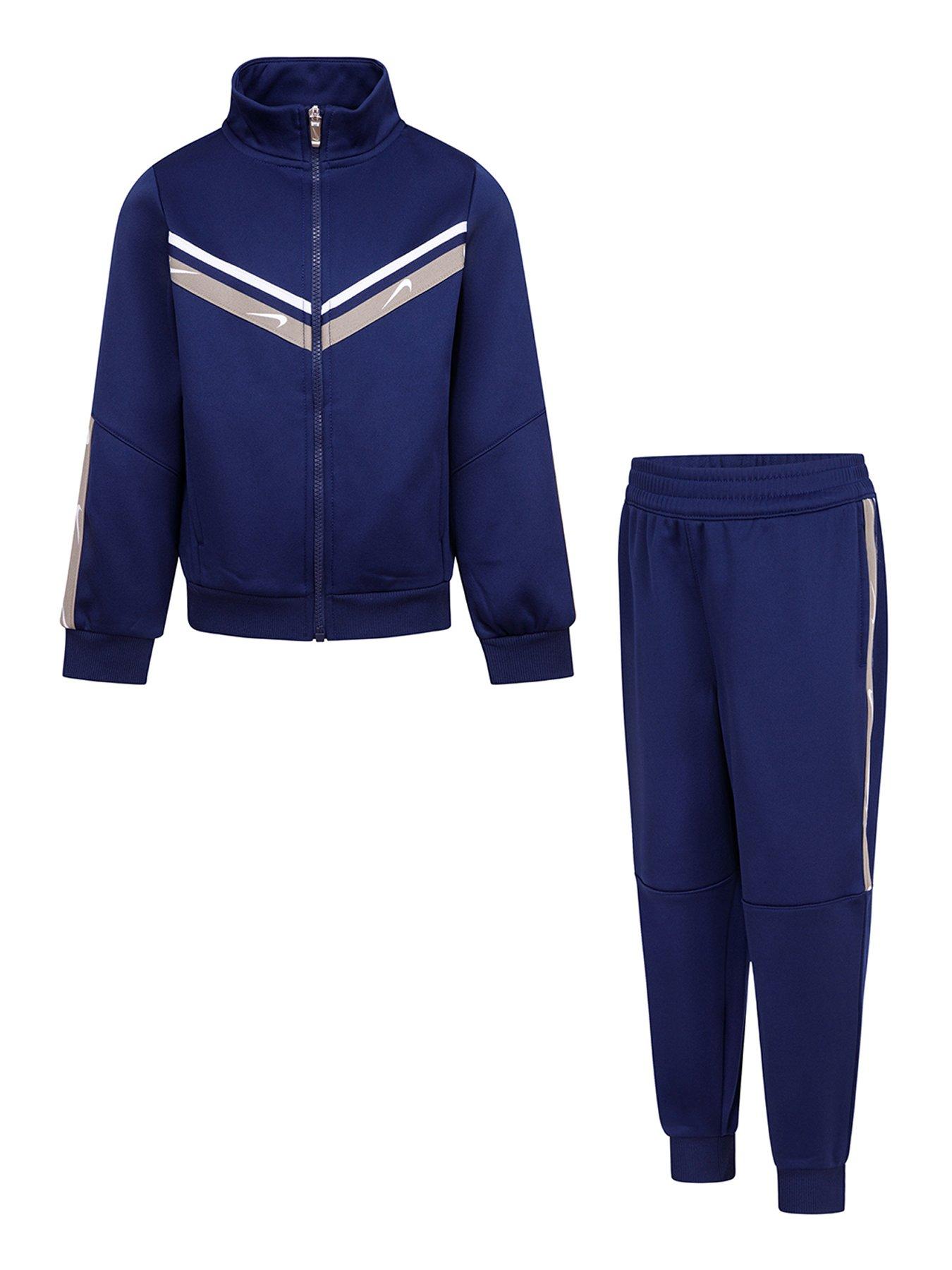 undefined Younger Unisex Sportswear Club Poly Propus Set - Navy