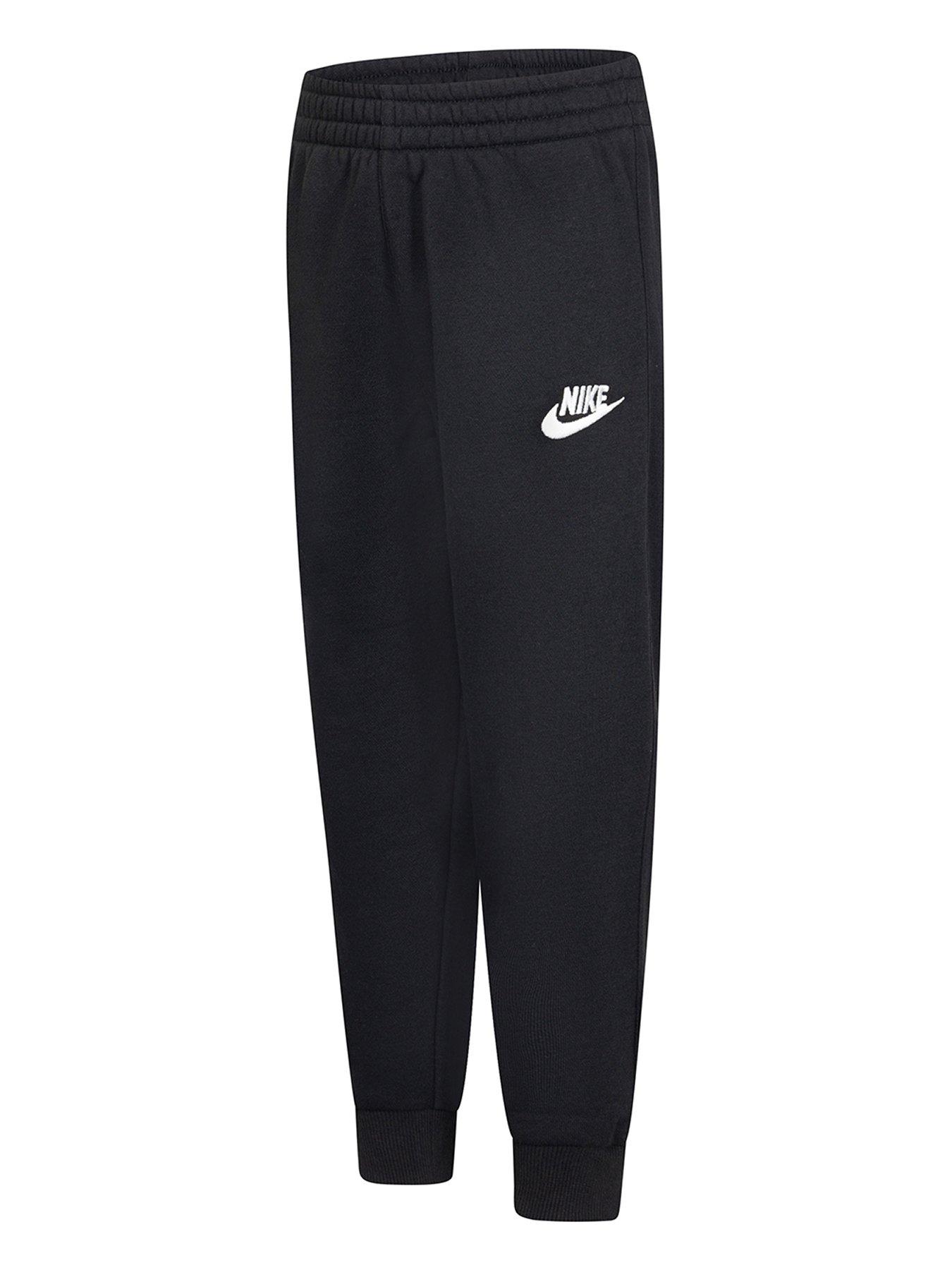 Nike Younger Unisex Sportswear Club Fleece Low Brand Read Jogger Black Very