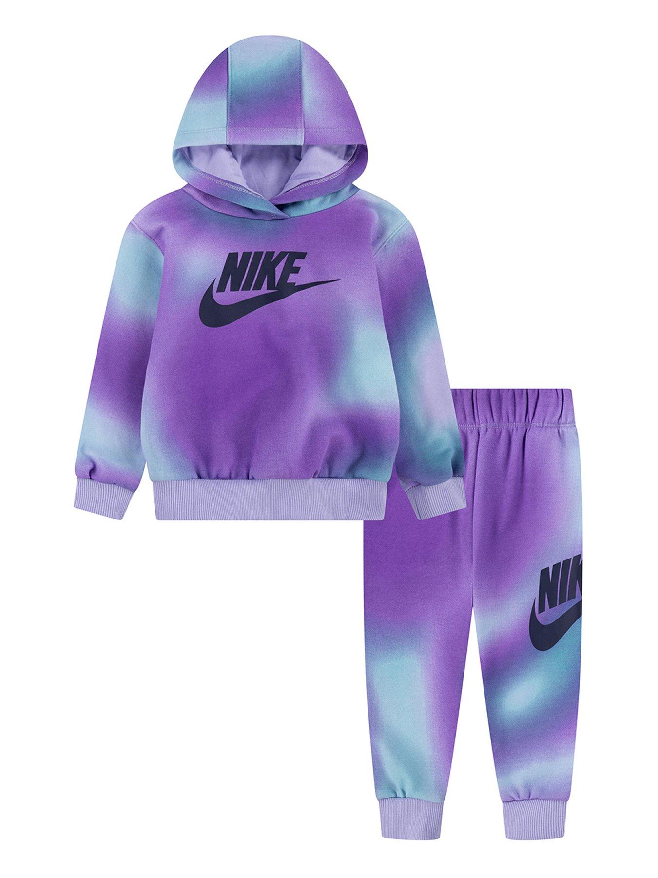 Black and purple nike sweatsuit best sale