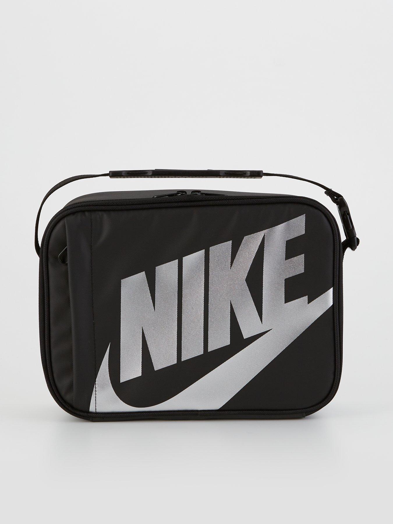 Nike Older Unisex Futura Coated Fuel Pack Lunch Bag - Black