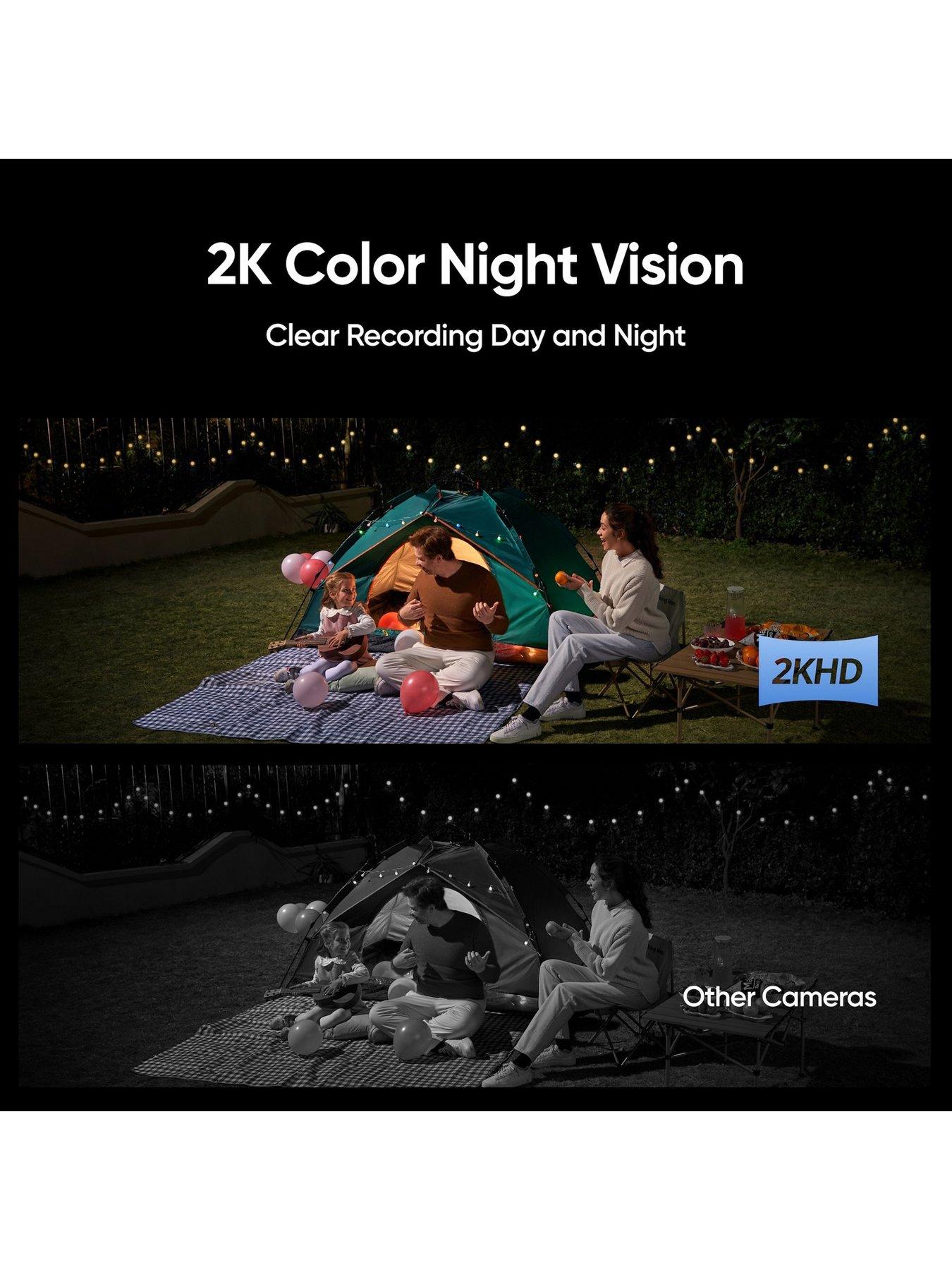 Image 5 of 7 of Eufy Solar Wall Light Cam 2K with No Monthly Fee, Solar Panel, Colour Night Vision
