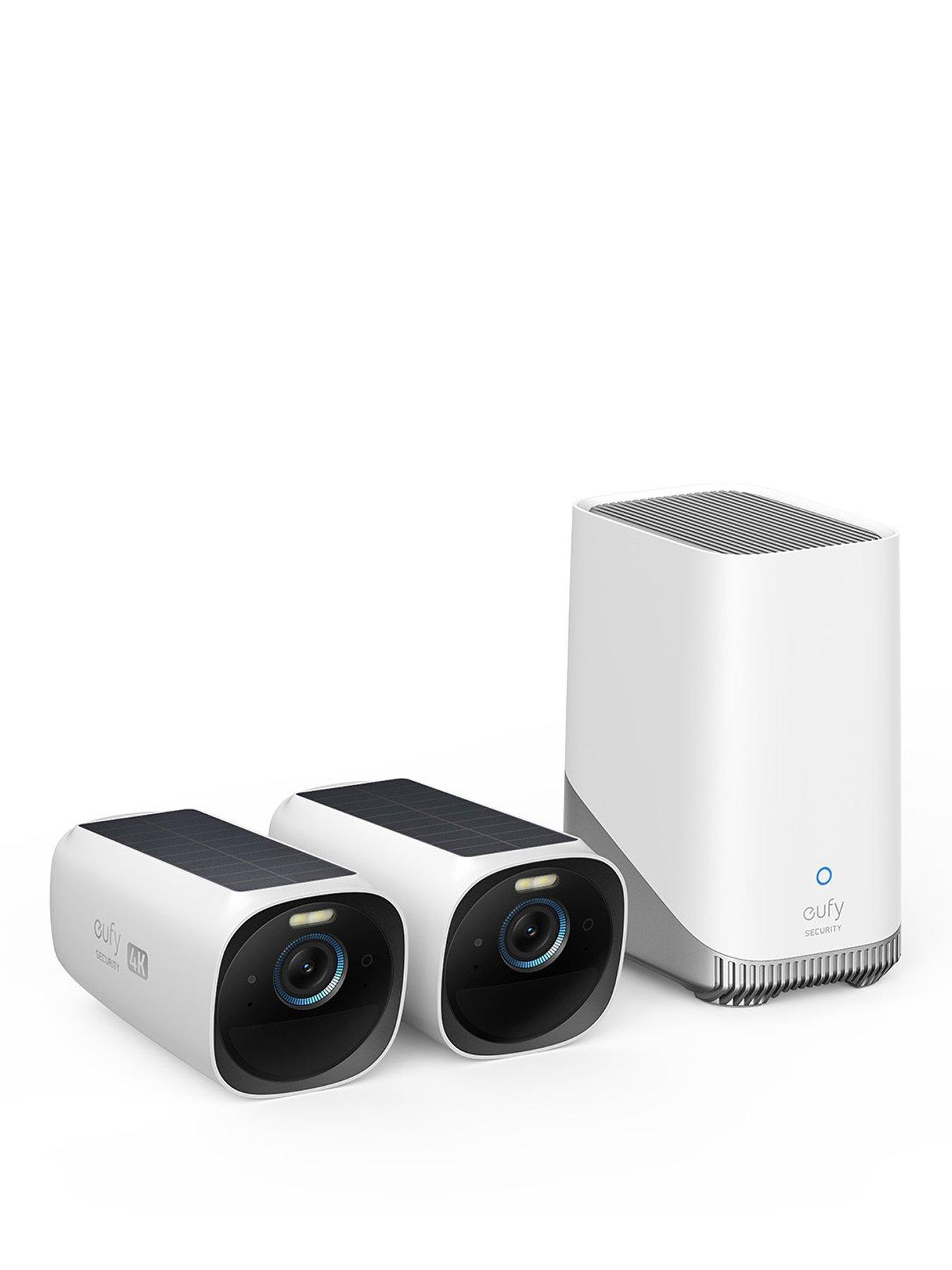 Eufy eufyCam 3 2-Camera Kit with HomeBase 3, 4K, No Monthly Fee, Solar Panel, Face Recognition