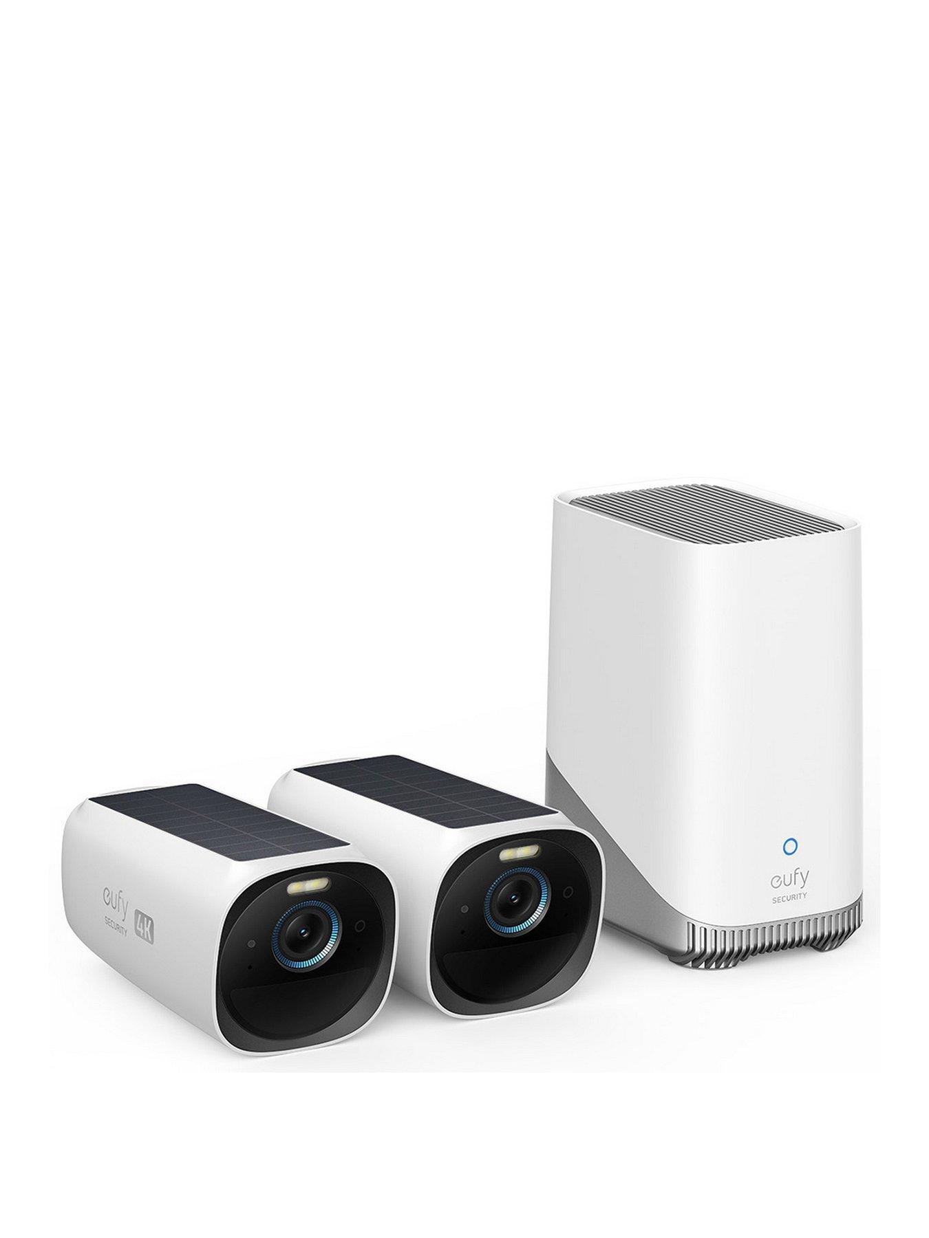 undefined eufyCam 3 2-Camera Kit with HomeBase 3, 4K, No Monthly Fee, Solar Panel, Face Recognition