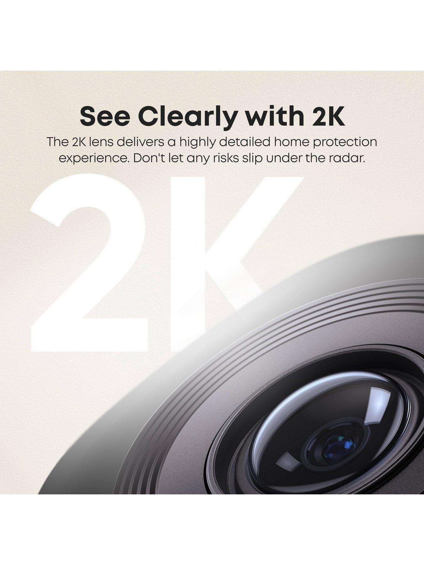 Image 3 of 7 of Eufy Indoor Cam C220, 360&deg; Pan &amp; Tilt 2K Camera, No Monthly Fee, Human Detection and Motion Tracking