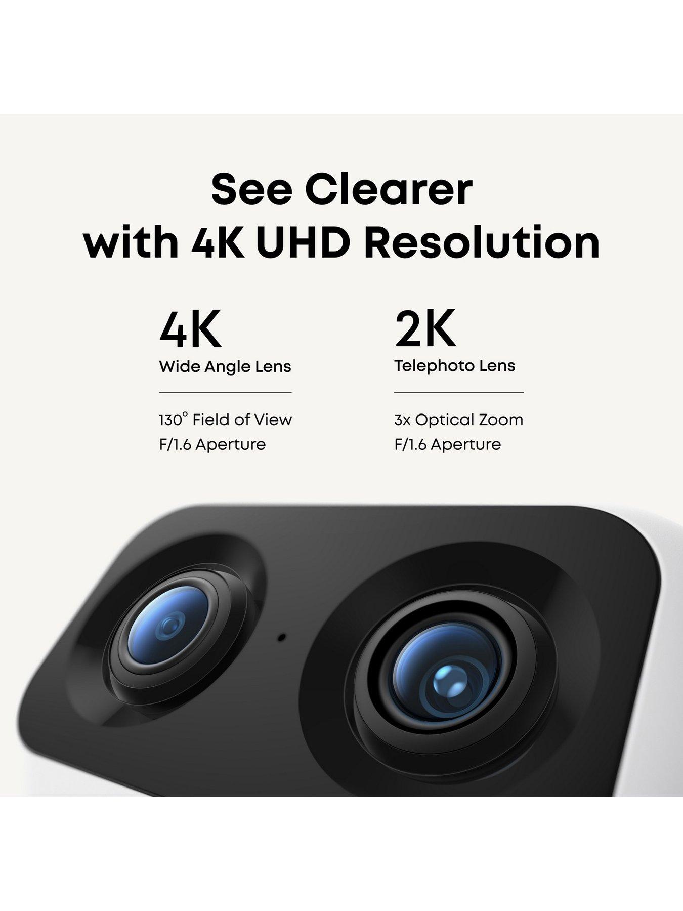 Image 7 of 8 of Eufy Indoor Cam S350, Dual Lens, 4K Pan &amp; Tilt Camera, No Monthly Fee, Human &amp; Pet Detection