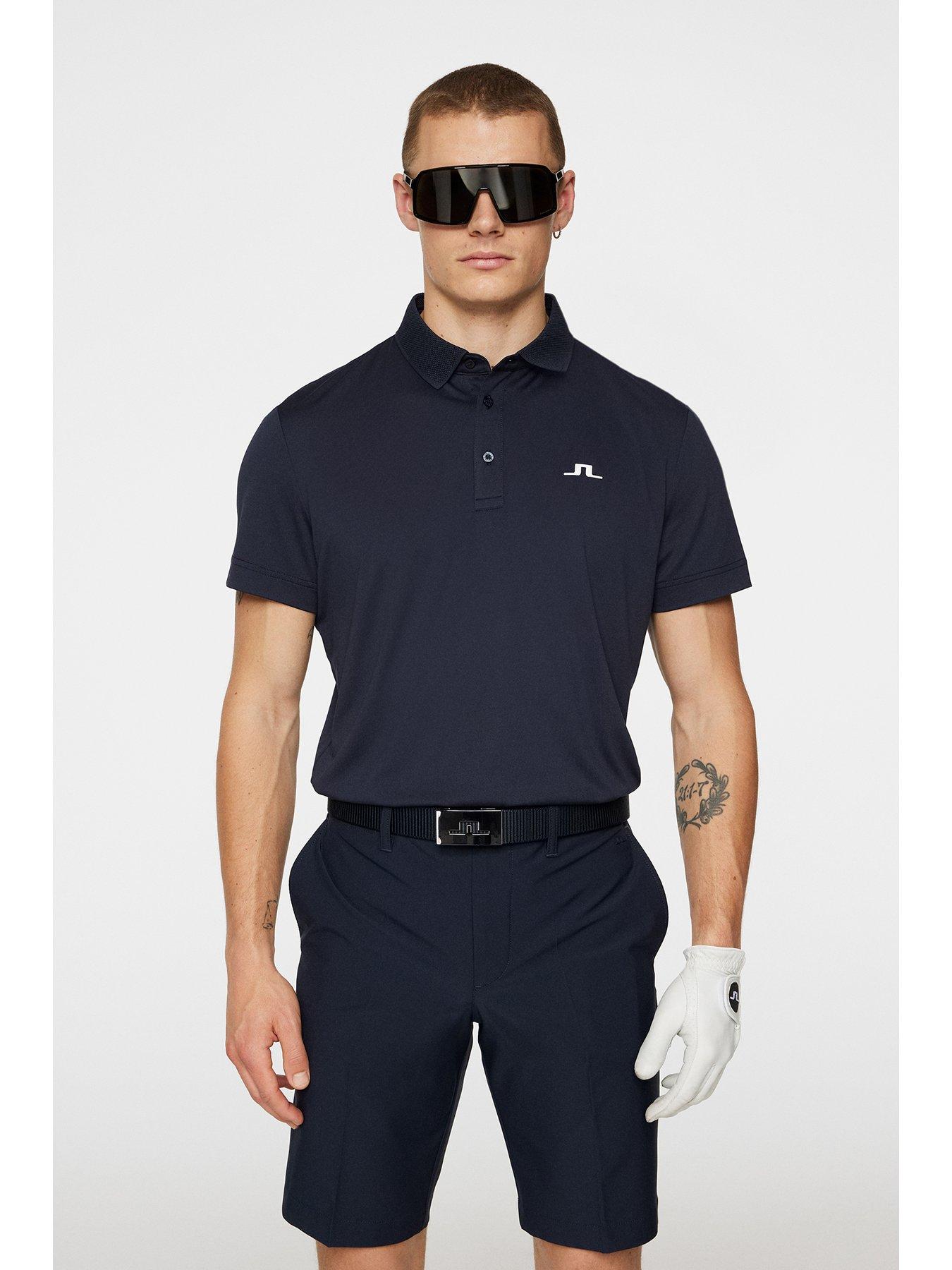 undefined Mens Golf Wince Reg Fit Polo - Black