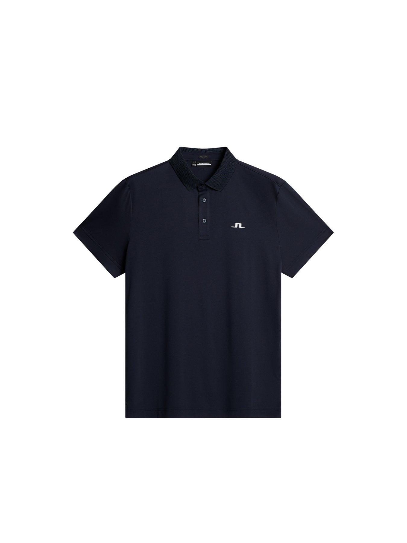 Image 4 of 4 of J LINDEBERG Mens Golf Wince Reg Fit Polo - Black