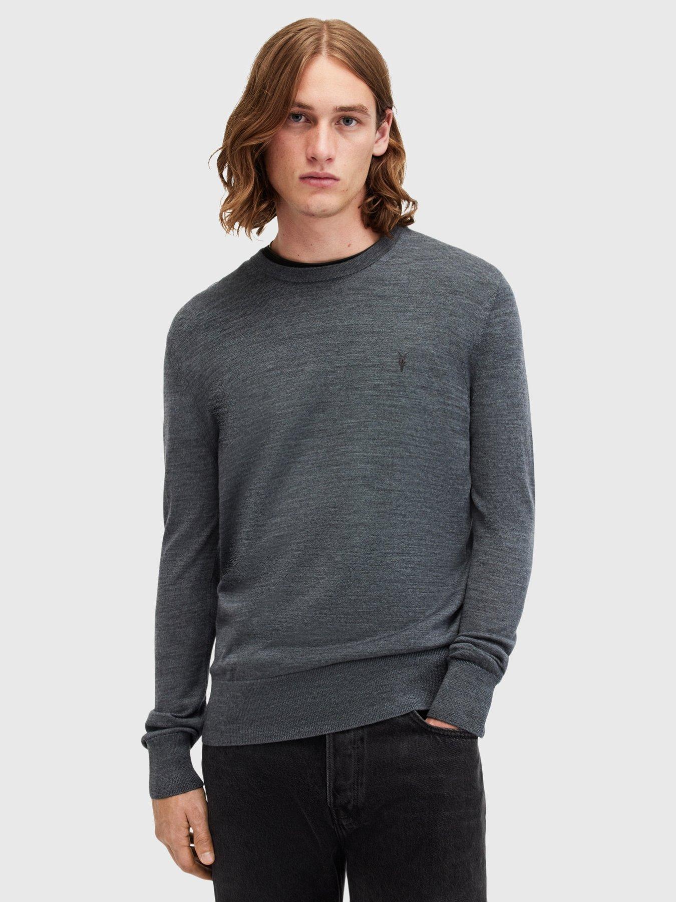 undefined Mode Merino Crew Knitted Jumper - Blue