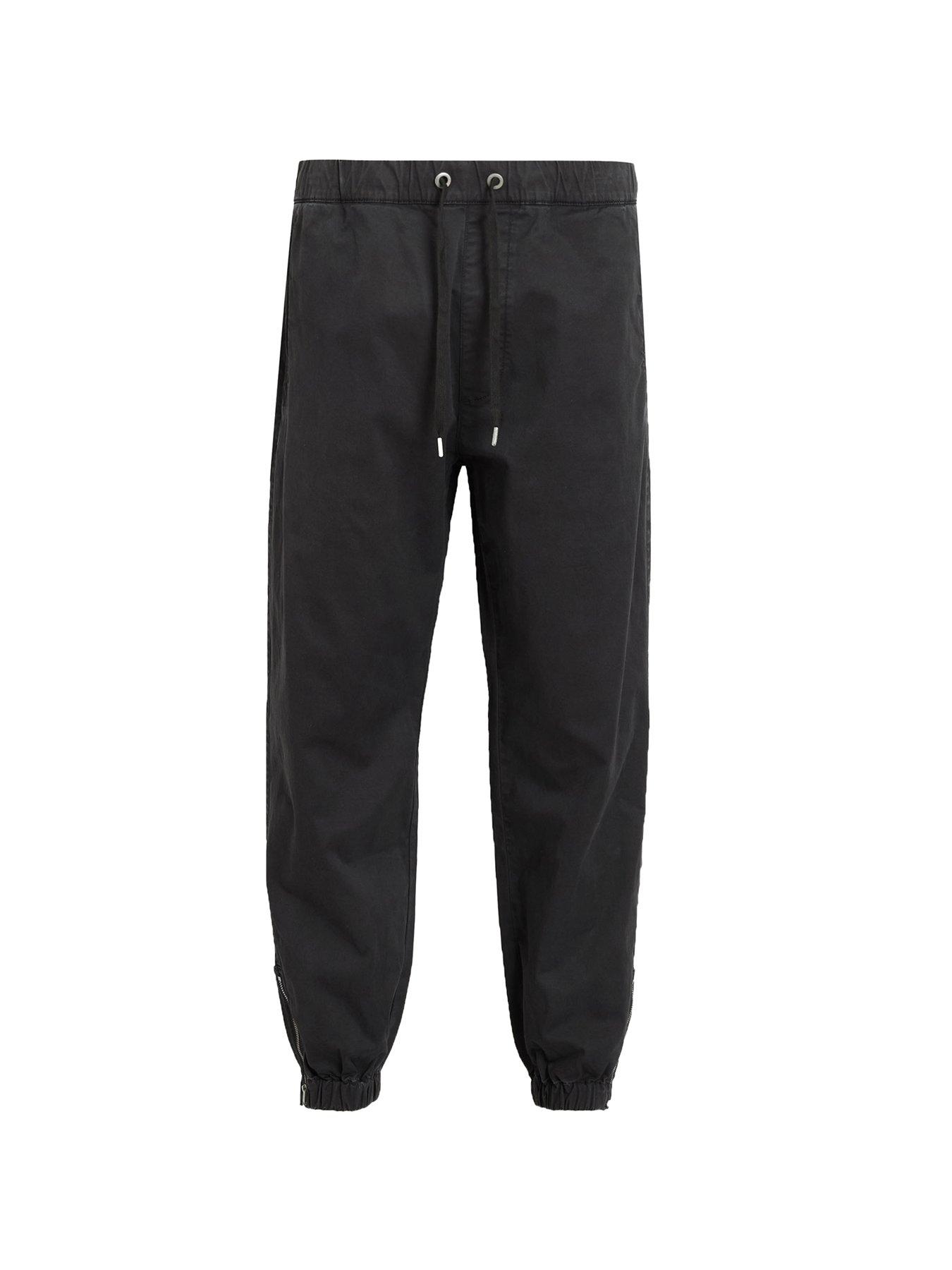 新品：ALL SAINTS TAVE TROUSERS BLACK SIZE8 ALLSAINTS Arah Crepe Cropped Straight Fit Trousers in Black