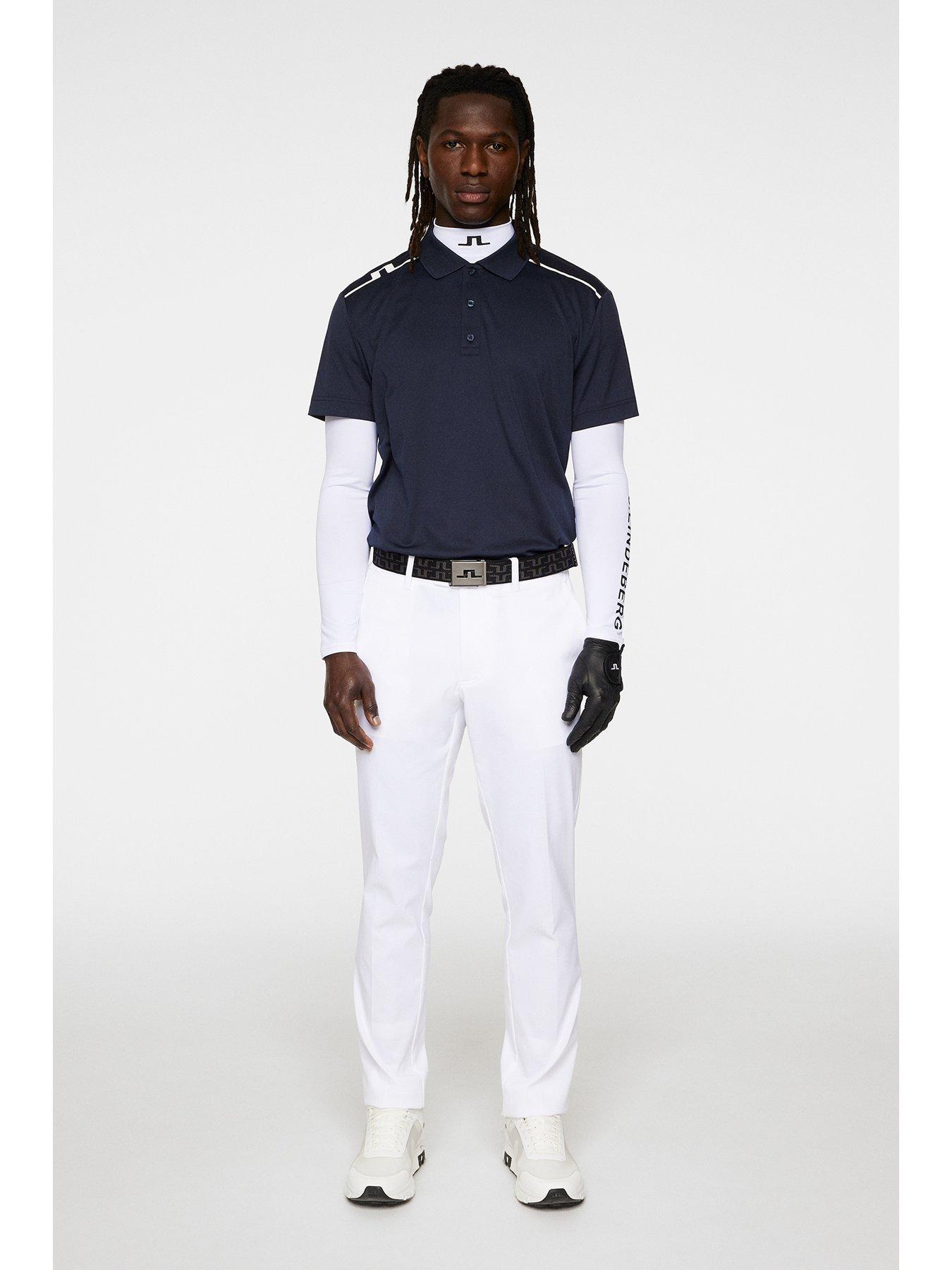Image 3 of 5 of J LINDEBERG Mens Golf Lionel Regular Fit Polo - Navy