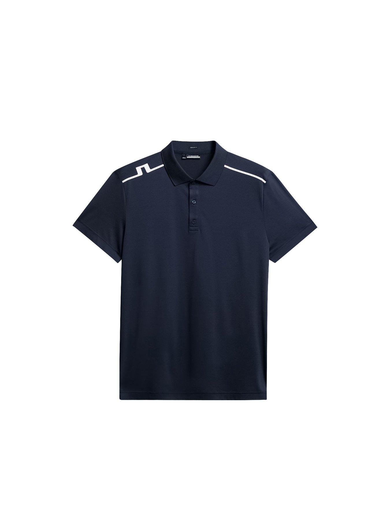 Image 5 of 5 of J LINDEBERG Mens Golf Lionel Regular Fit Polo - Navy