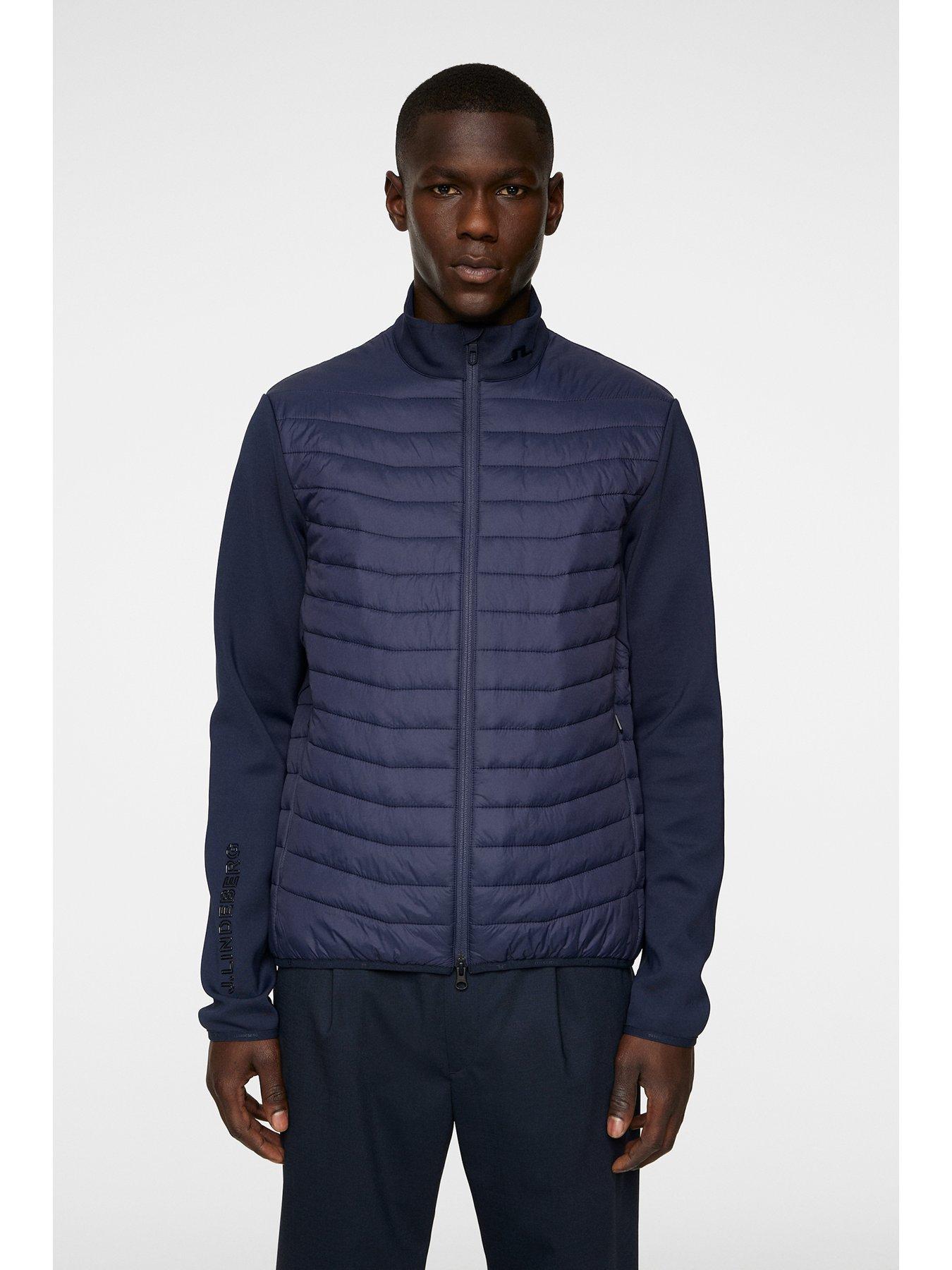 undefined Mens Golf Holden Quilt Hybrid Jacket -Navy