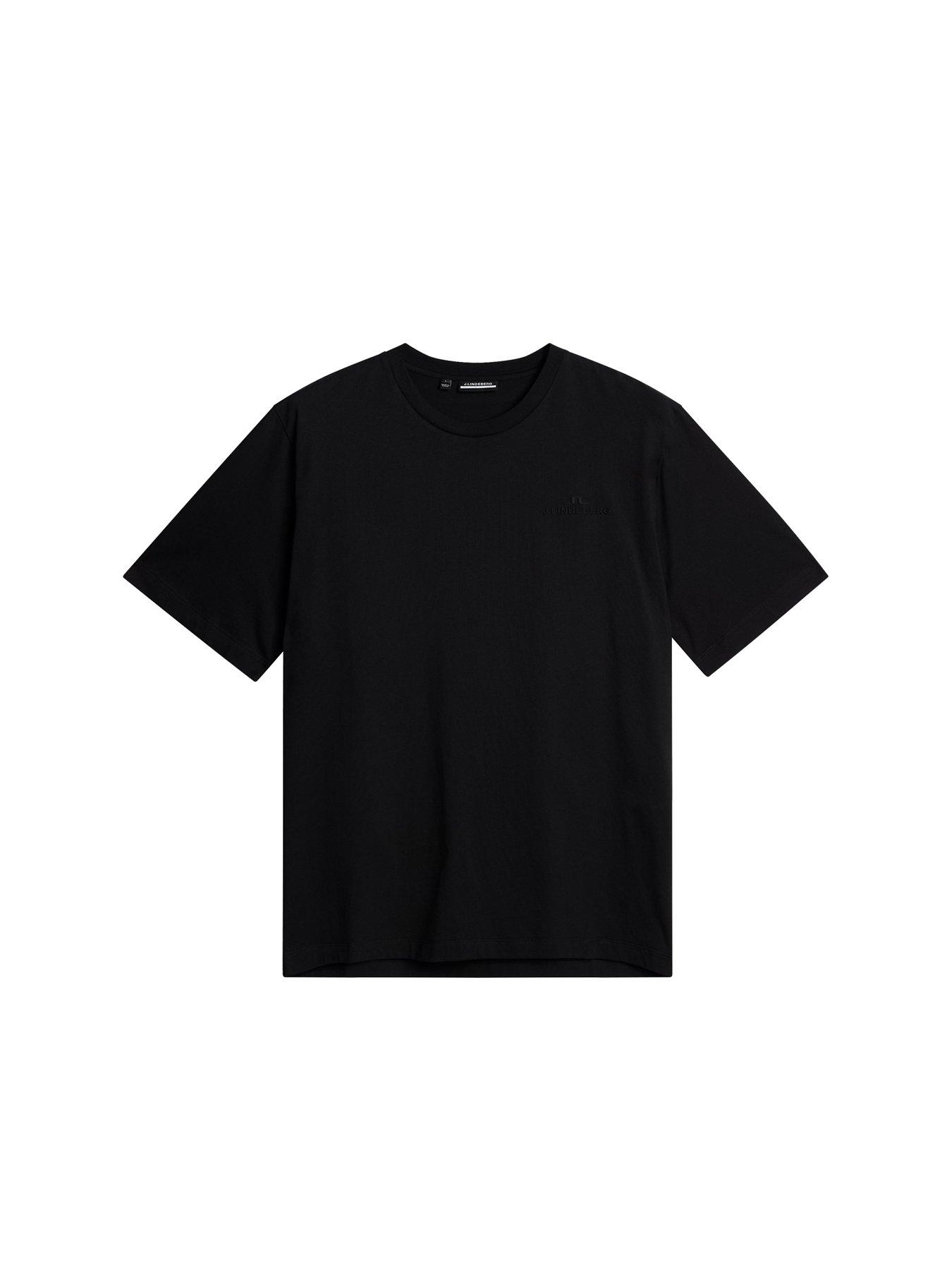 Image 5 of 5 of J LINDEBERG Mens Golf Alpha T-Shirt - Black