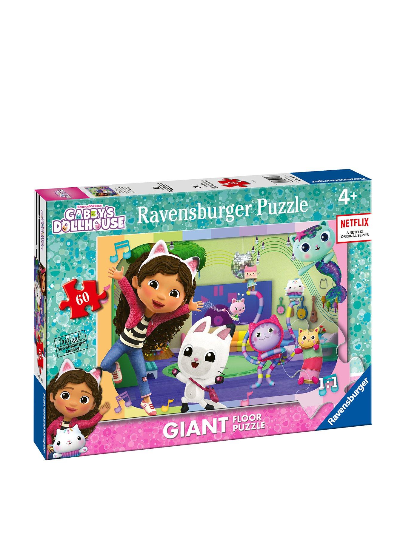 Image 1 of 4 of Gabby's Dollhouse Giant Floor Puzzle - 24 pieces