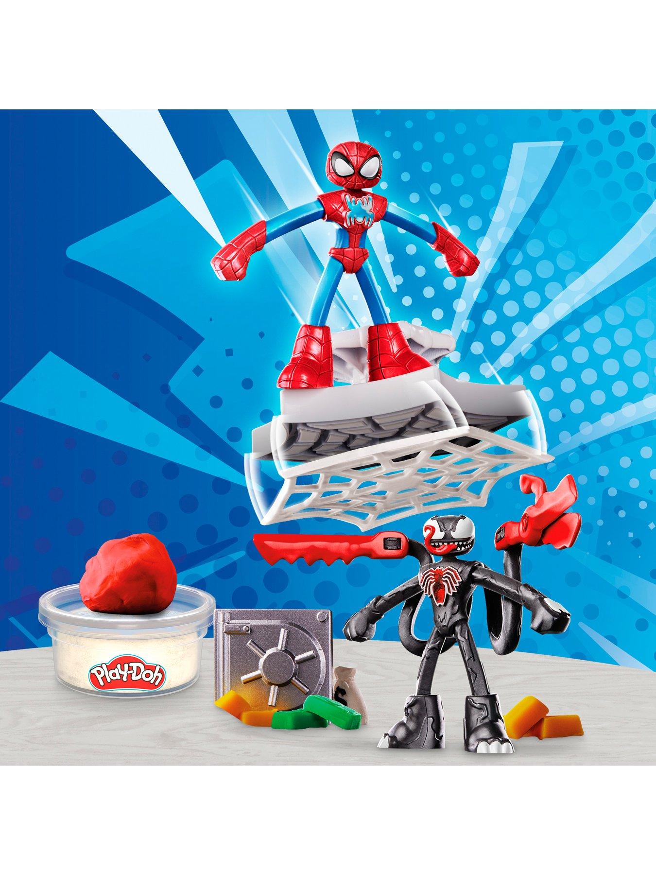 Image 6 of 6 of Play-Doh Play Doh Spiderman Launch and Slice Battle