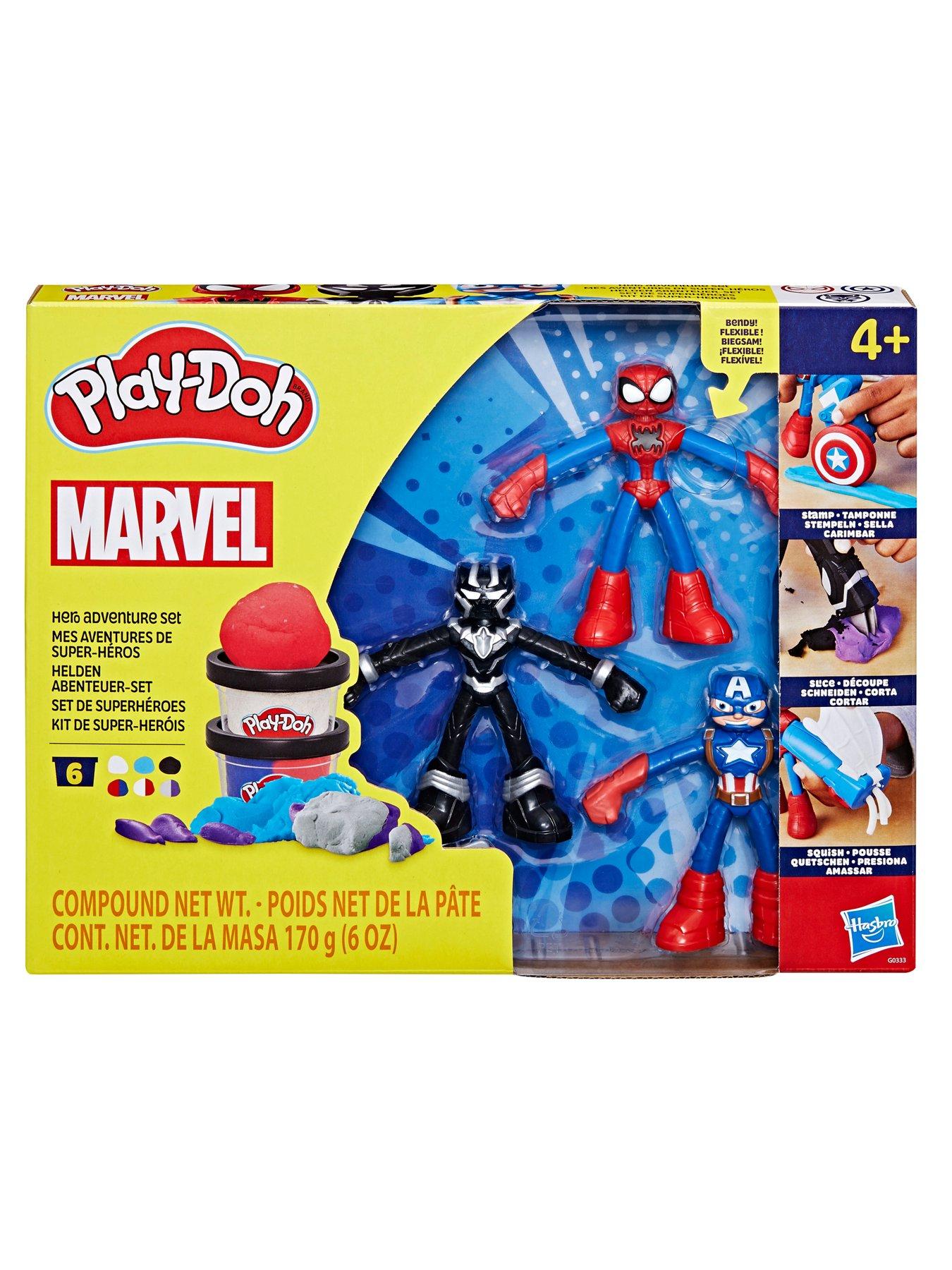 Image 2 of 5 of Play-Doh Marvel Hero Adventure Set with 6 Tubs