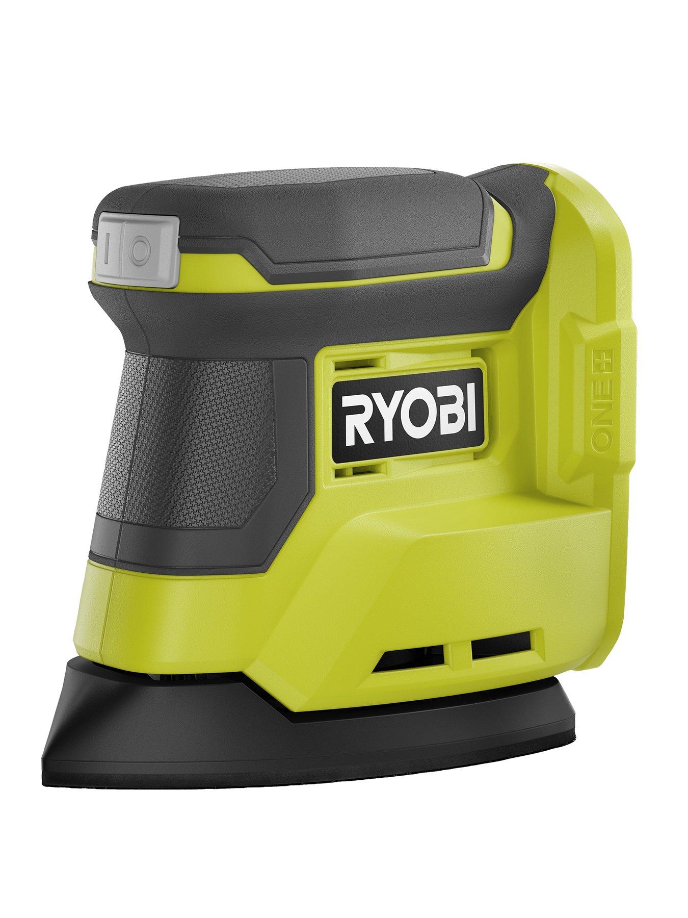 Product photograph of Ryobi Rps18-0 18v One Cordless Corner Palm Sander Bare Tool from very.co.uk