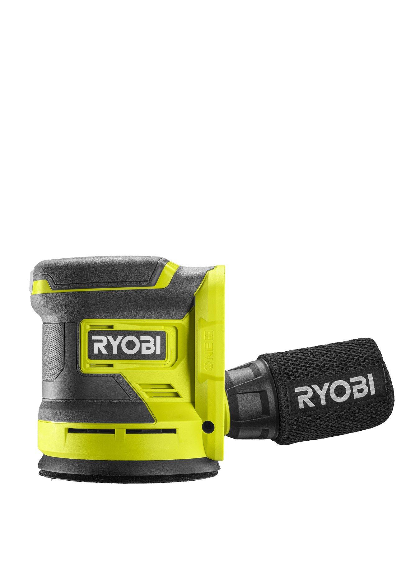 Product photograph of Ryobi Rros18-0 18v One Cordless Random Orbit Sander Bare Tool from very.co.uk