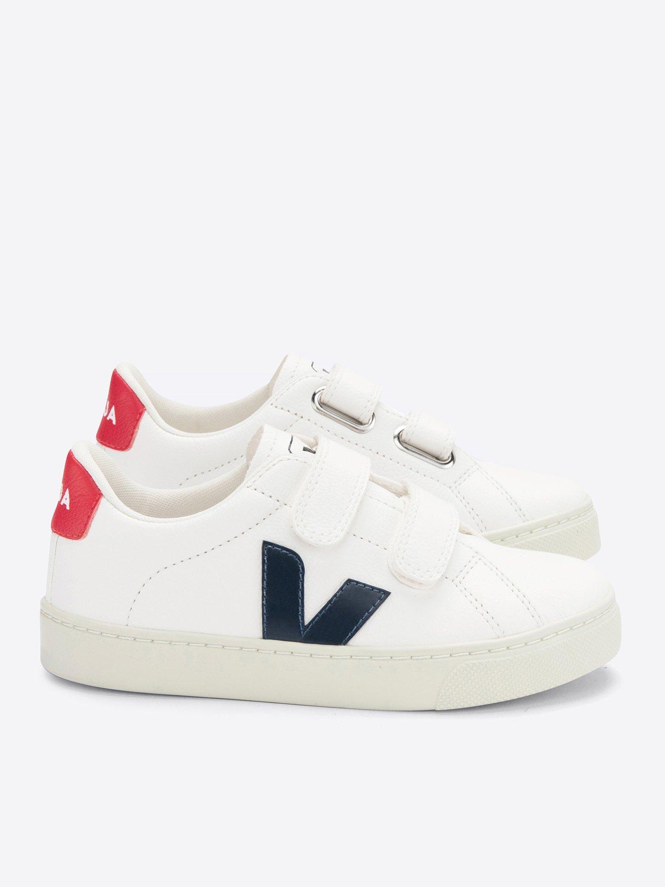 undefined Boys Small Esplar Trainers - White/Navy