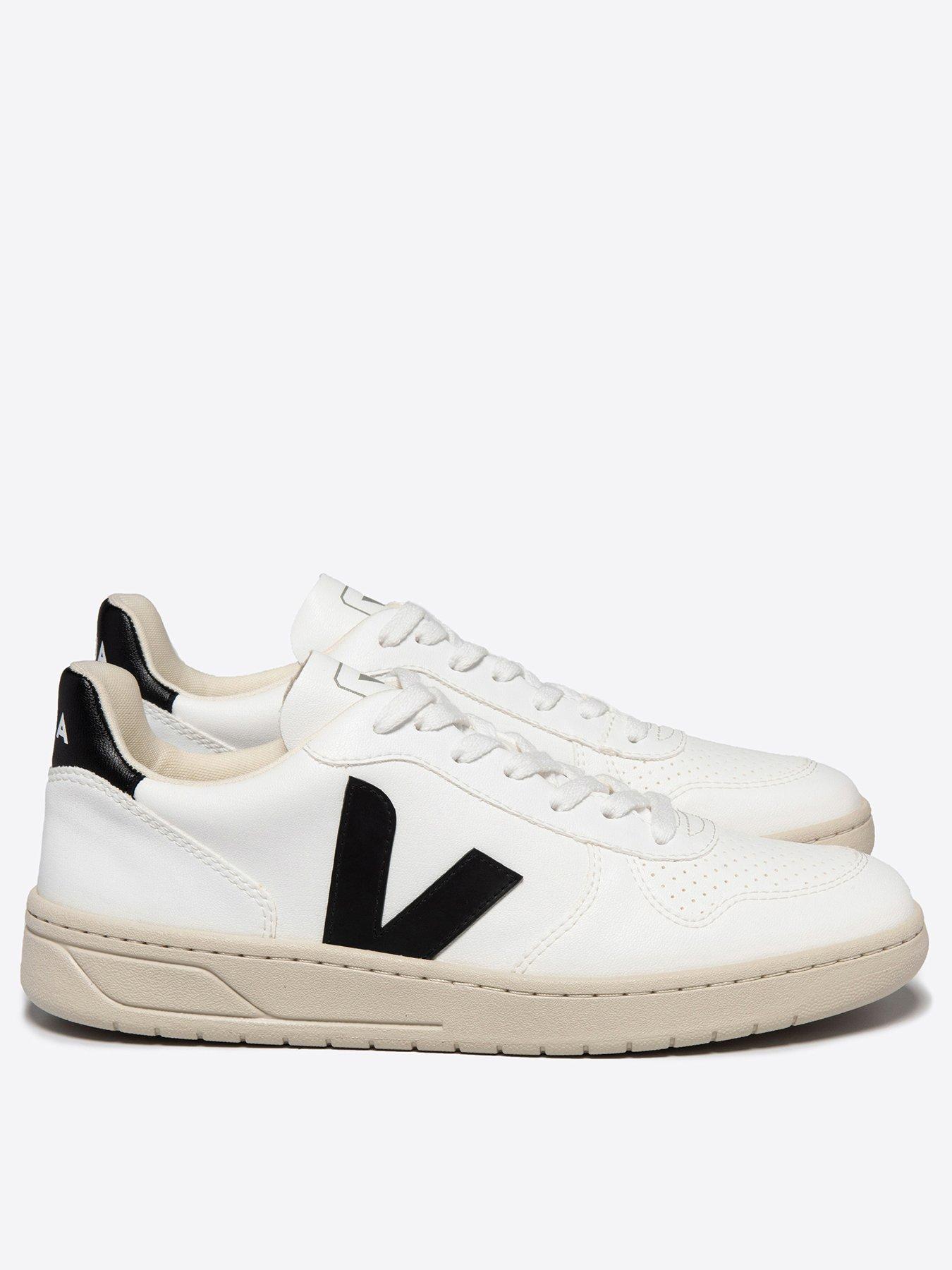 undefined Womens V-10 Trainers - White/Black